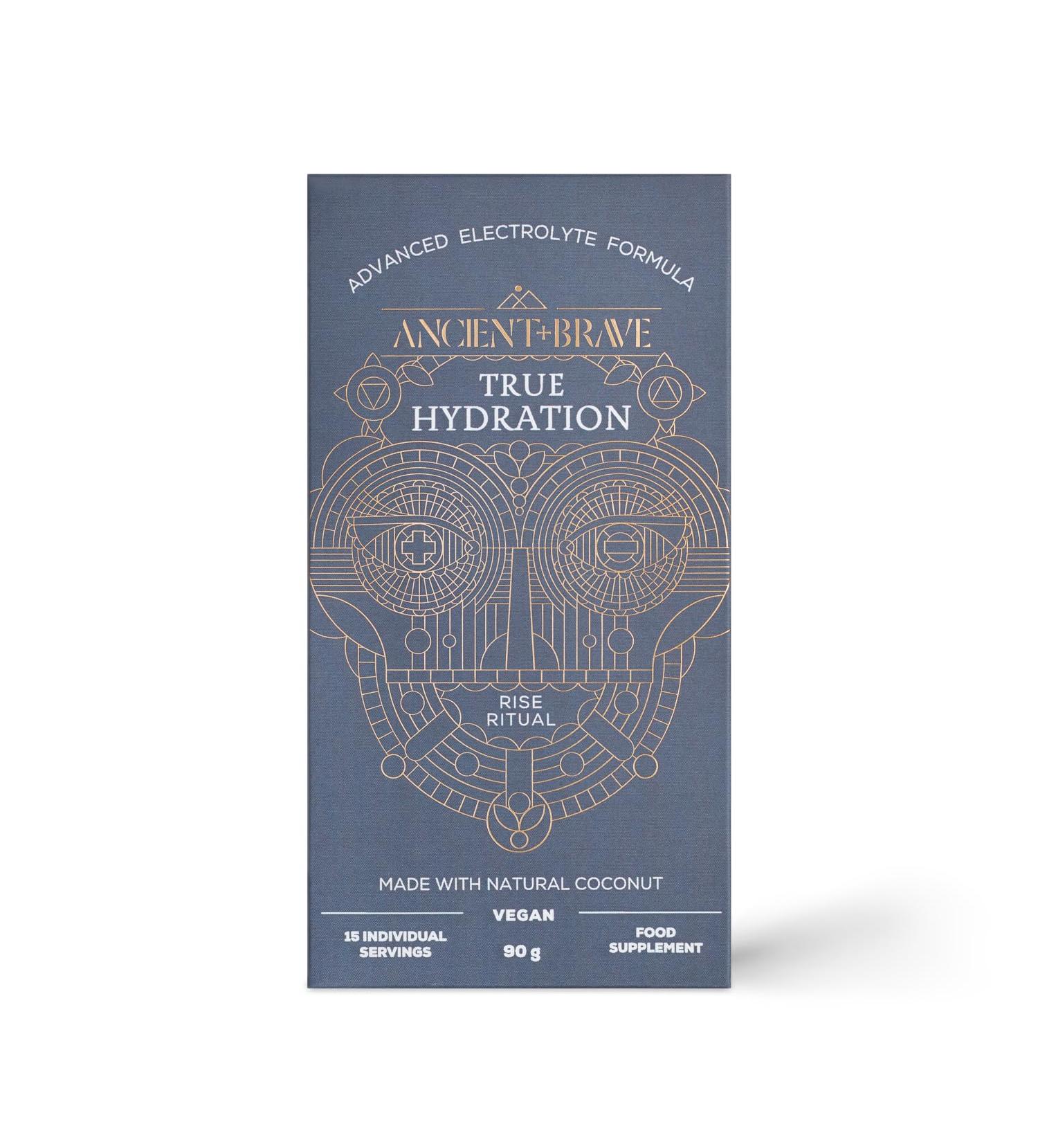 True Hydration Sachets - Electrolyte Formula with Magnesium, Potassium, Chromium - Natural Coconut Water Blend - Buy Online on GoSupps.com