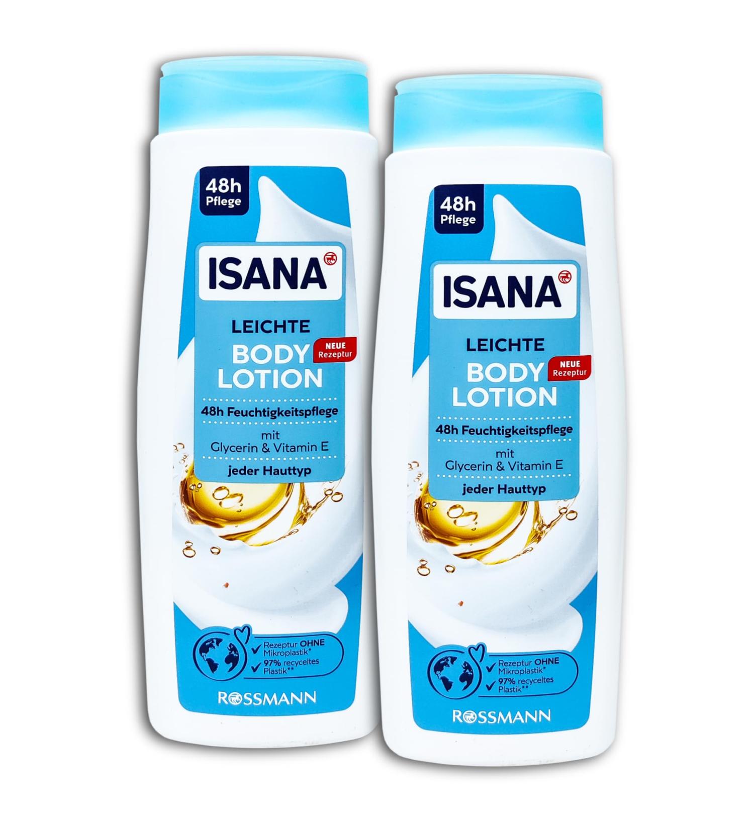 TOPDeal ISANA Light Body Lotion 2 x 400 ml