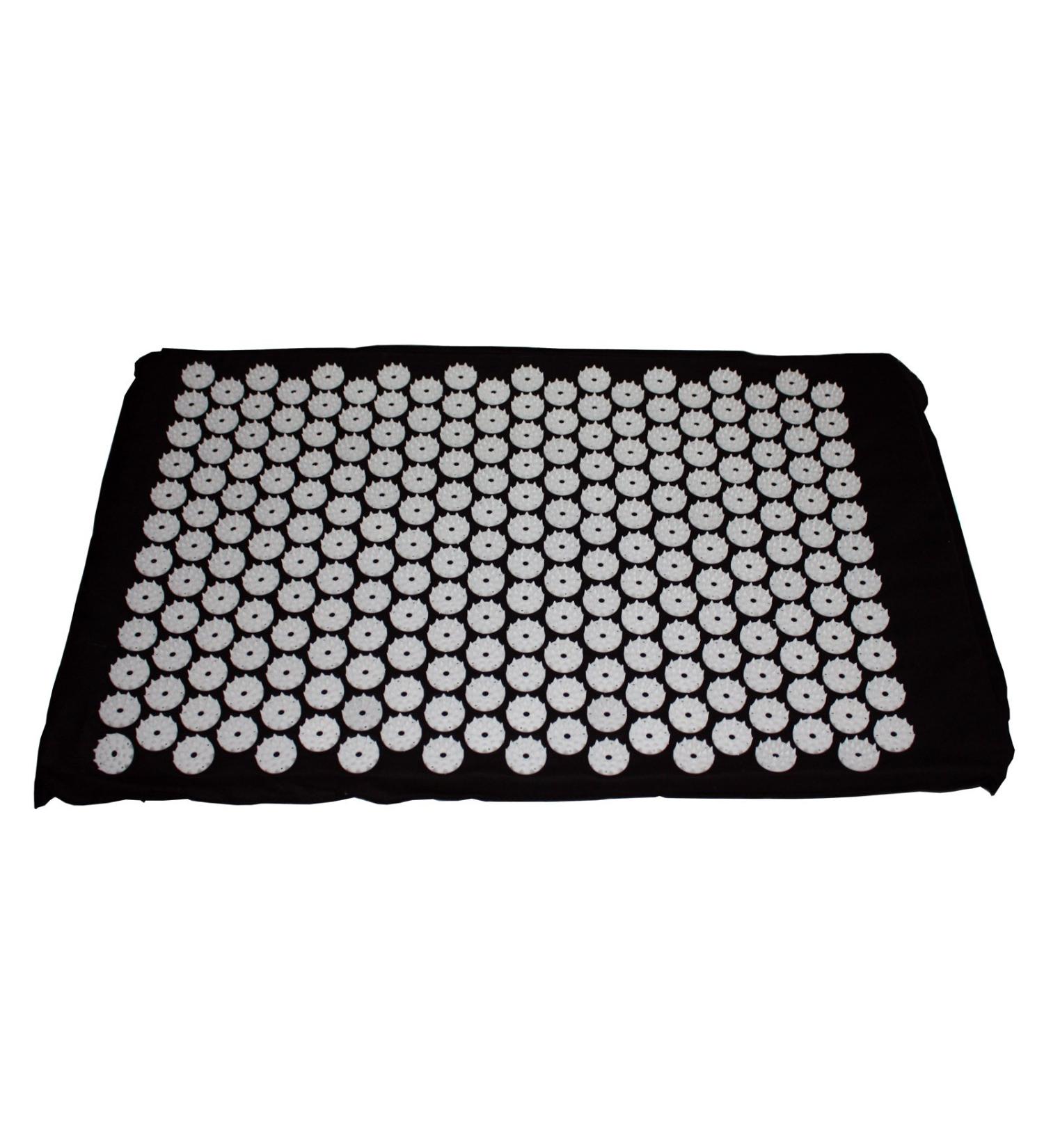 Buy Shanti Acupressure Mat (Black) - Best Nail Mat for Stress Relief & Wellness | Worldwide Shipping - Buy Online on GoSupps.com