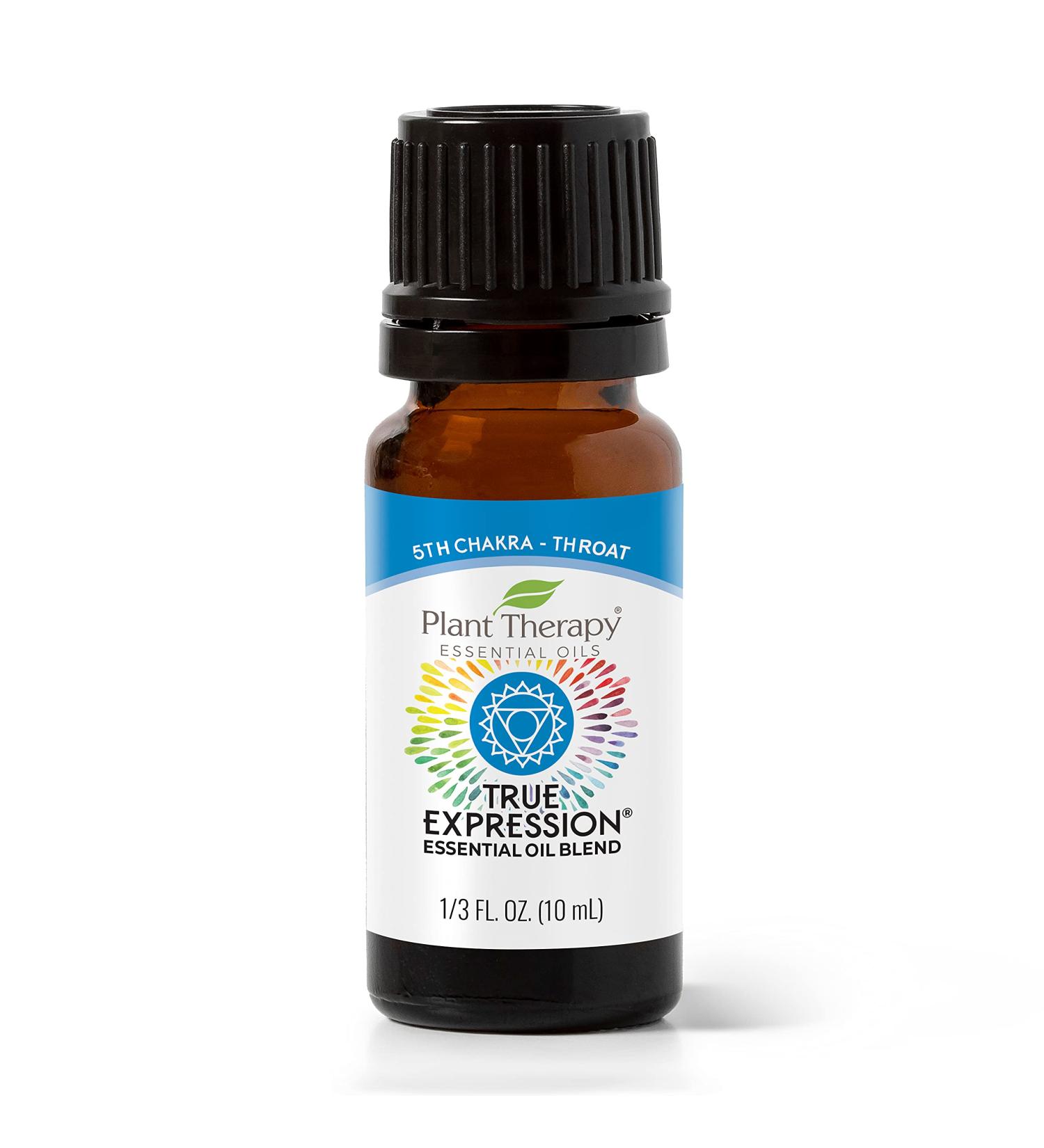Plant Therapy Chakra 5 True Expression Essential Oil Blend - 100% Pure Therapeutic Grade 10 mL for Throat Chakra Healing - Buy Online on GoSupps.com