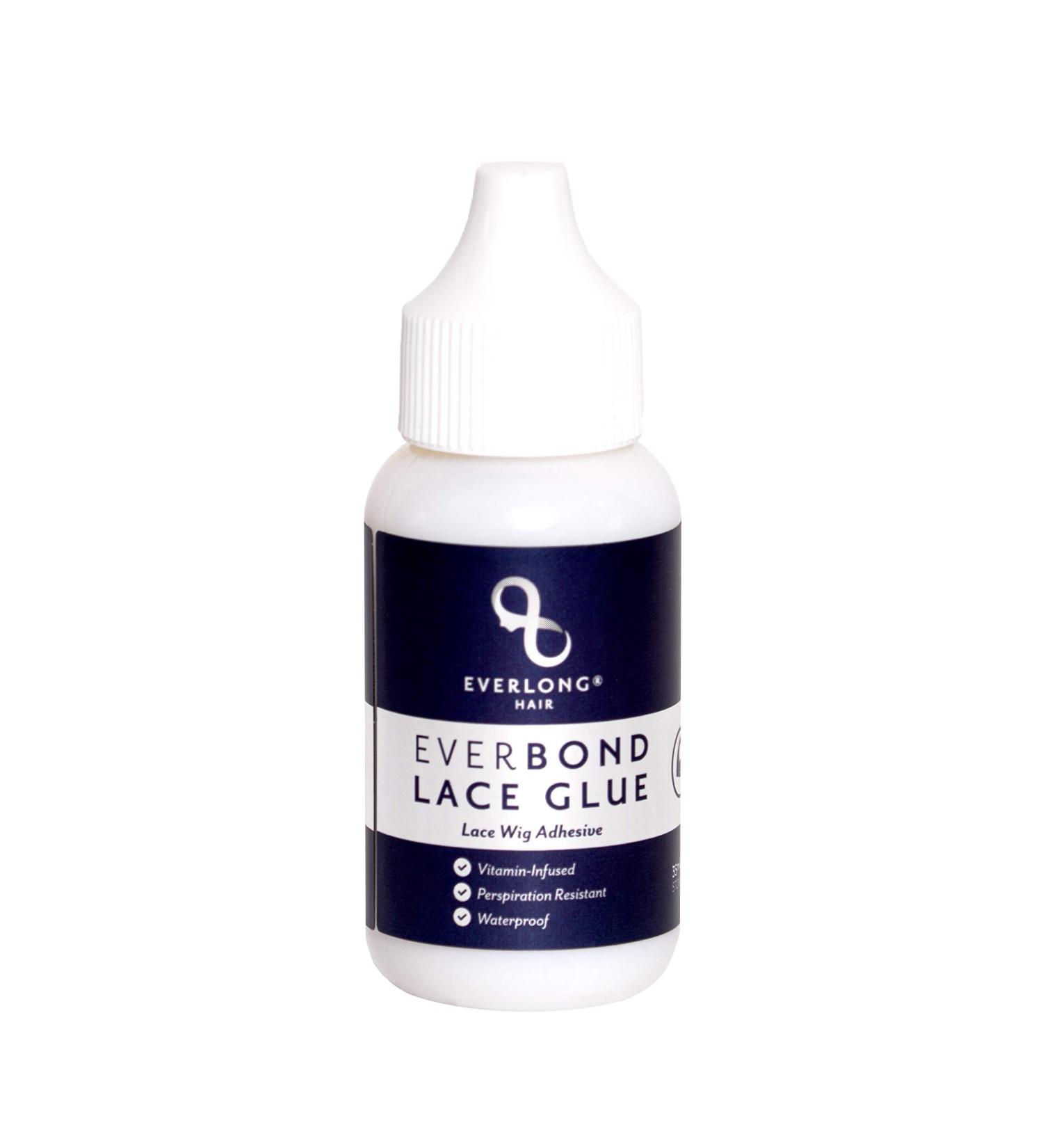 Everbond Lace Glue by Everlong Hair - Invisible Bonding Adhesive for Wigs Hairpieces & Toupees | Extra Moisture Control & Firm Hold - Buy Online on GoSupps.com