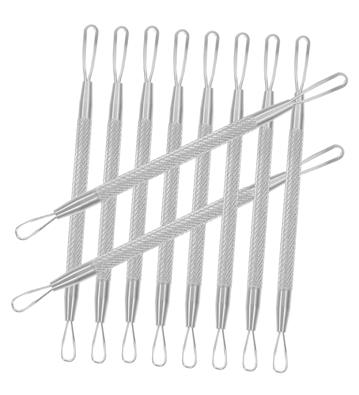 LALADEFIEE 7pcs Double-headed Extrusion Ring Pimple Tools Pimple Removers Pore Cleaning Kits Stainless Steel - Buy Online on GoSupps.com
