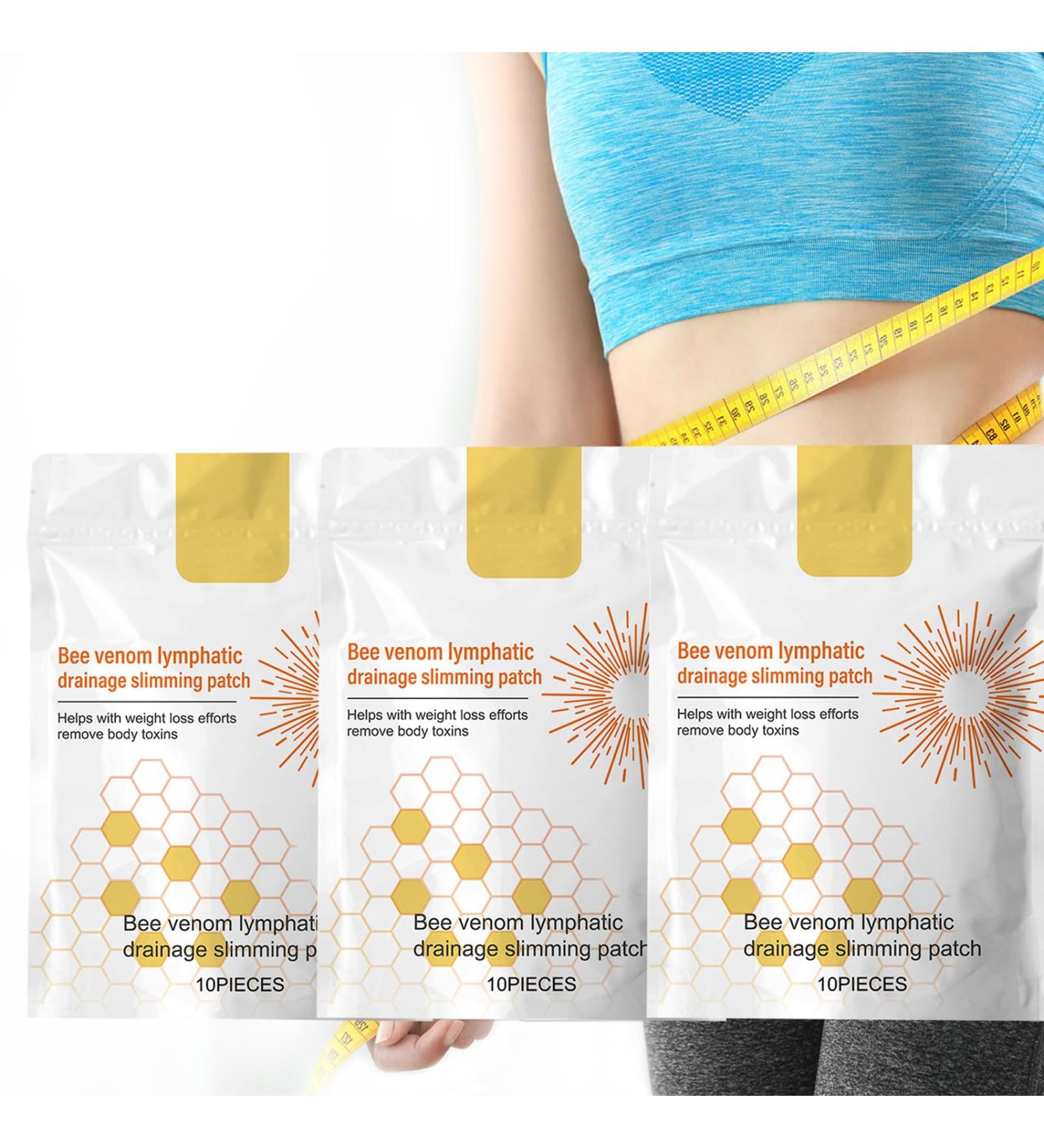 Bee Venom Lymphatic Drainage & Slimming Patches Bee Venom Lymphatic Drainage Slimming Patch Bee Venom Slimming Patches Bee Venom Lymphatic Patches (3PCS) - Buy Online on GoSupps.com
