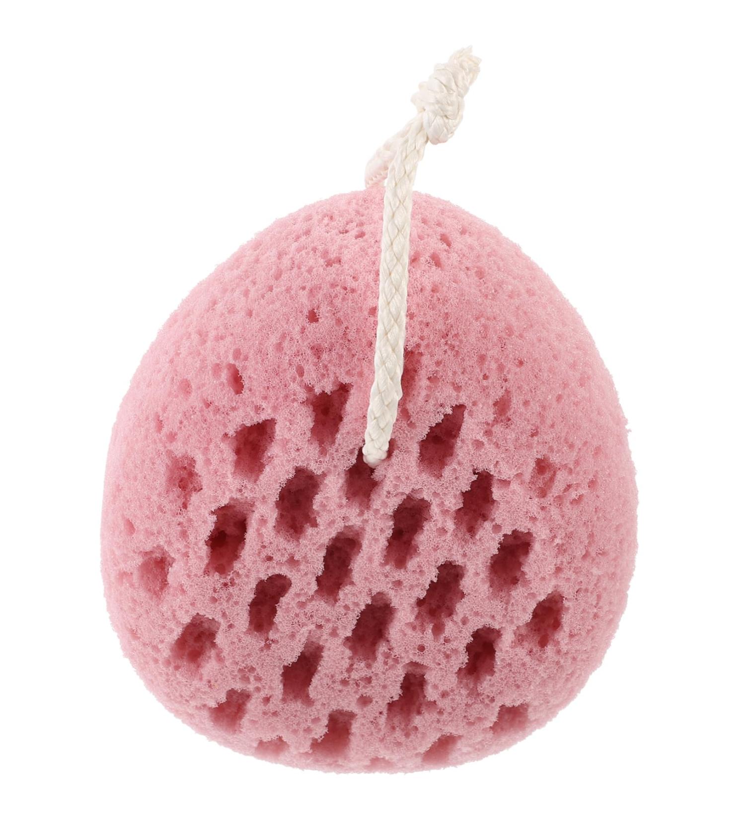 GLEAVI Exfoliating Body Sponge Body Scrubber Ball Bath Ball Sponge Shower Balls Shower Loofah Sponge Exfoliating Sponge Skin Body Scrubber Brush Sponges Tool Pink Polyurethane Mesh Girl - Buy Online on GoSupps.com