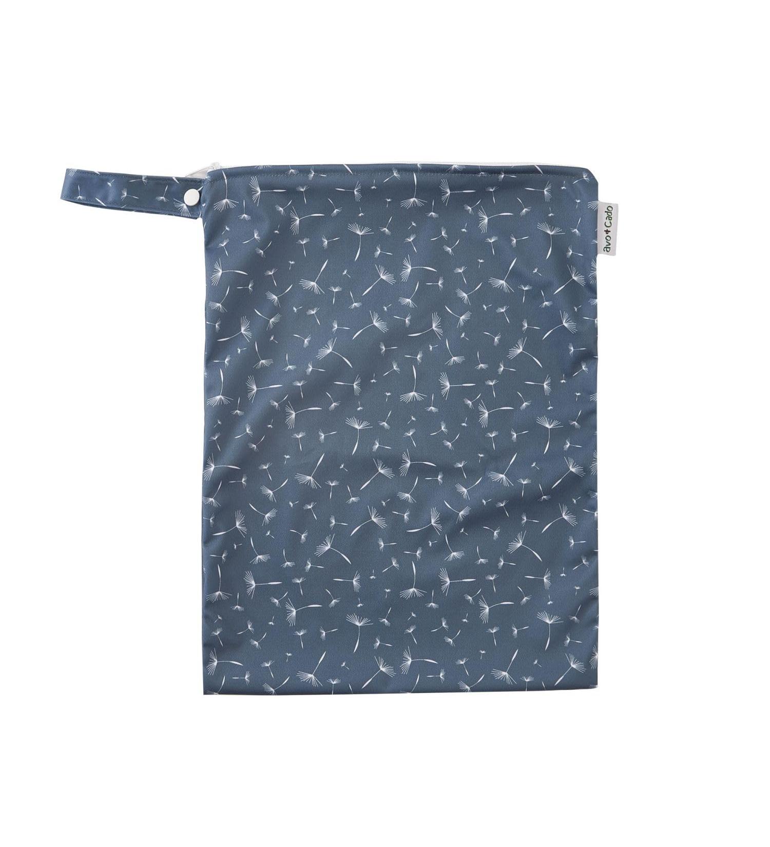 AVO + CADO NASSPACH UNO (m) - patterned - water and odor -tight - size: 29 x 40 cm - swimming pouches laundry bag diaper bag cultural bag (Pusteblume)