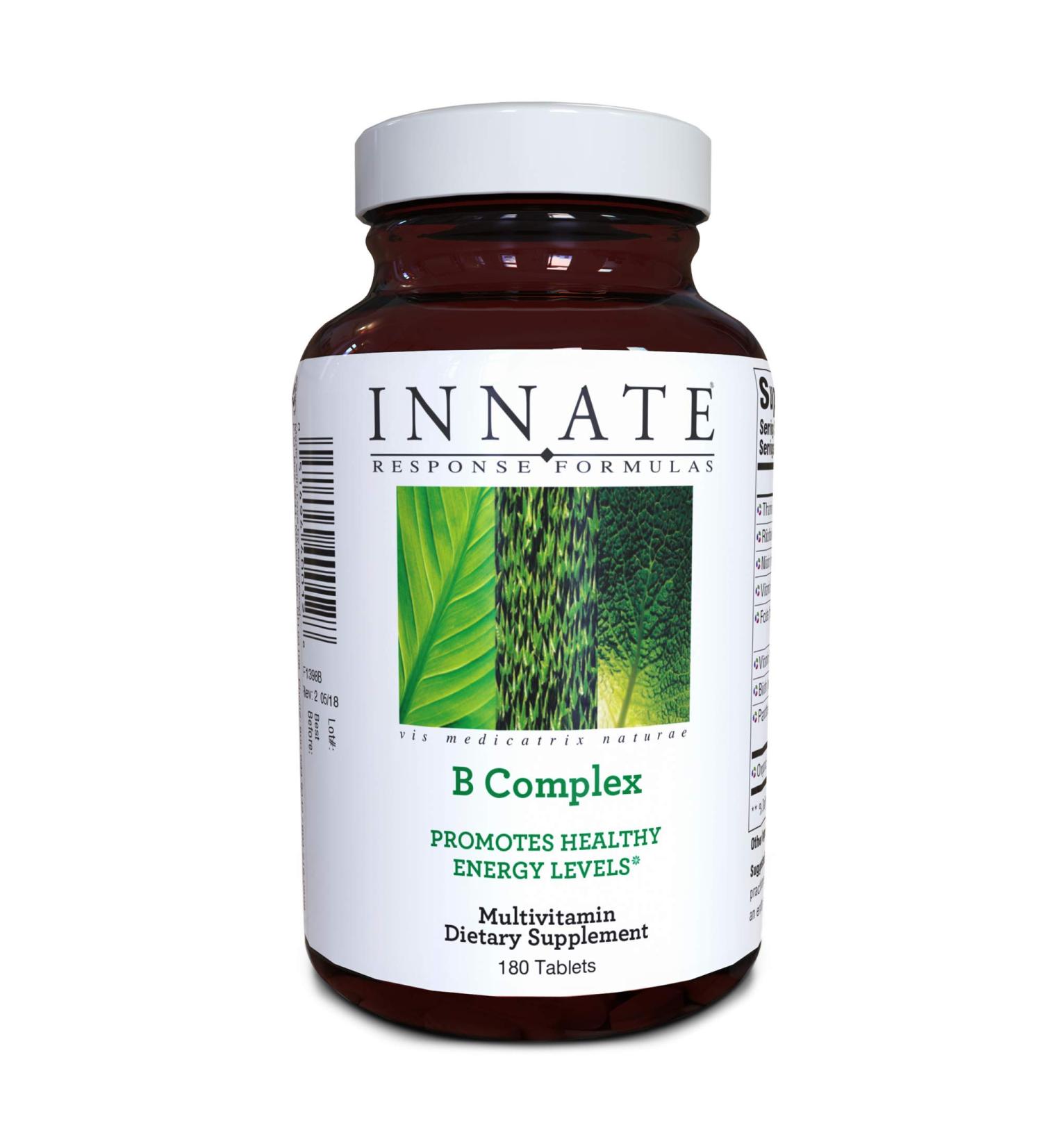 Innate Response B Complex - 180 Tablets | Premium Vitamin B Supplement - Buy Online on GoSupps.com