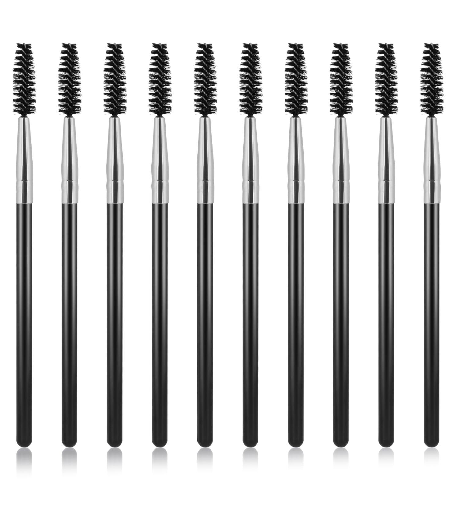 10-Pack Professional Eyebrow & Lash Brushes - Reusable Makeup Tools for Perfect Eyebrows - International Shipping Available - Buy Online on GoSupps.com