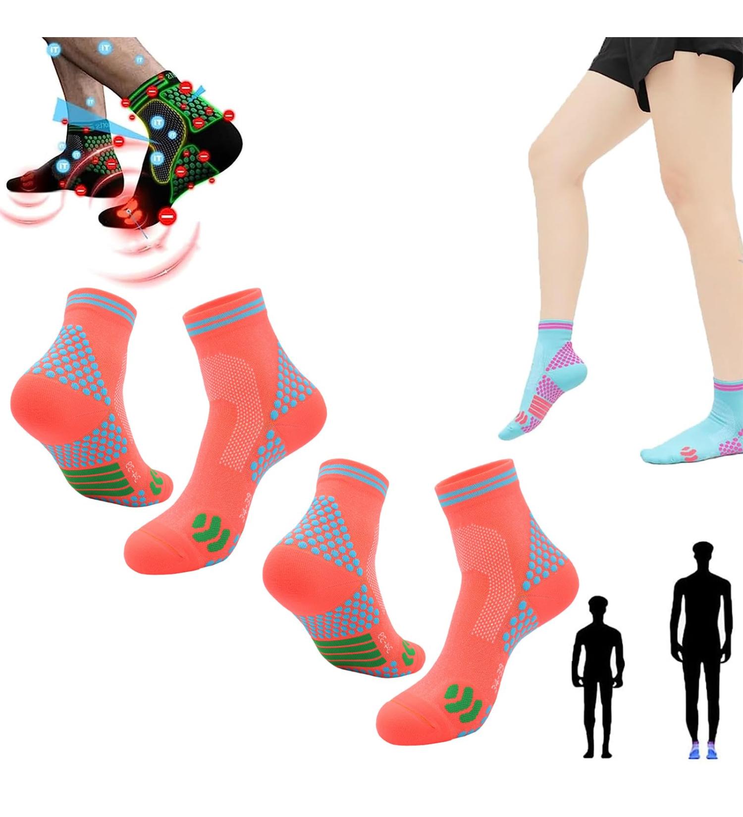 DOGARI Far Infrared Schorl Titanium Ion Heighten Socks - Slimming Compression Running Socks - Buy Online on GoSupps.com