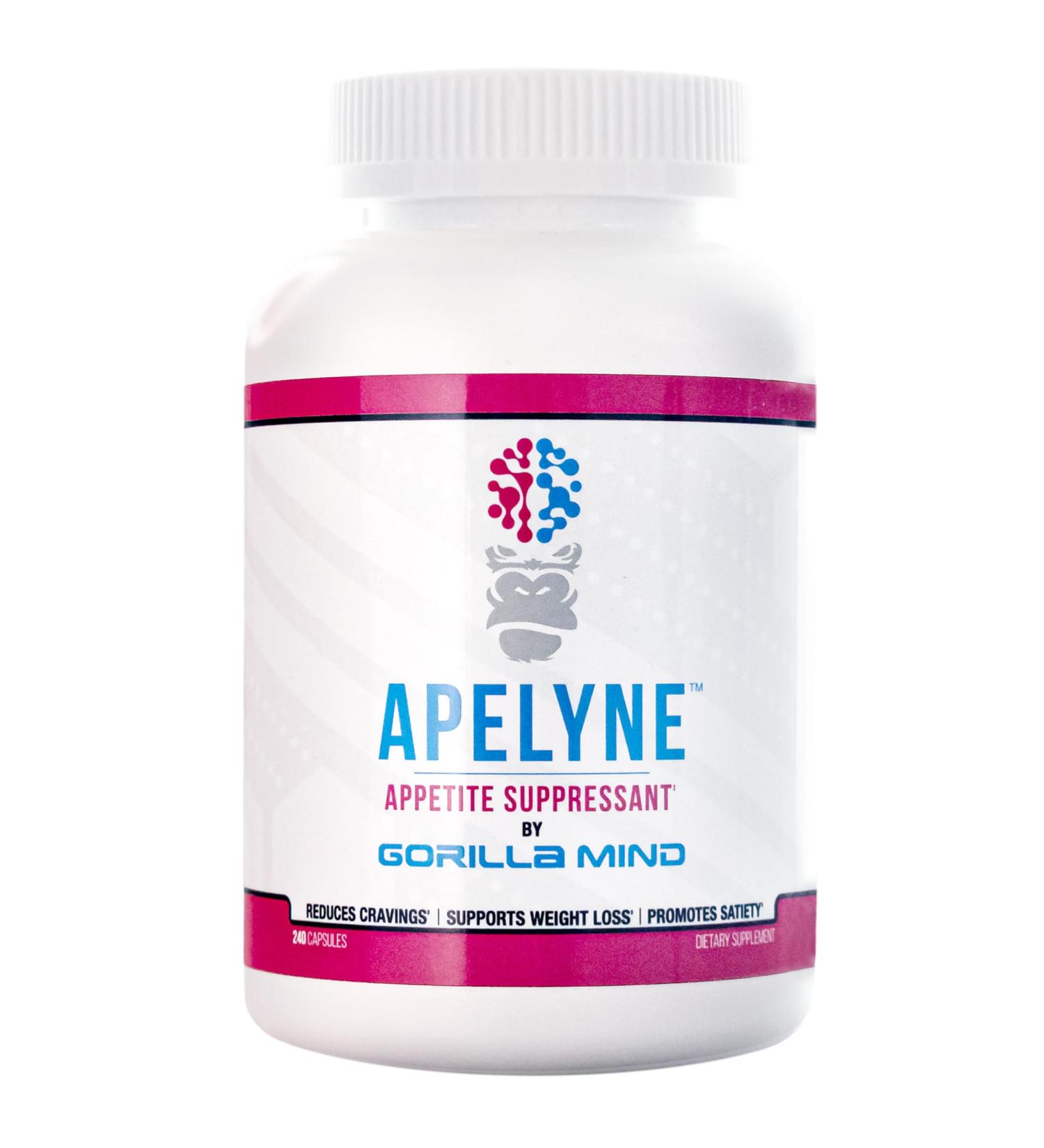 Gorilla Mind Apelyne™ Appetite Suppressant - 240 Capsules for Craving Control & Satiety | International Shipping Available - Buy Online on GoSupps.com