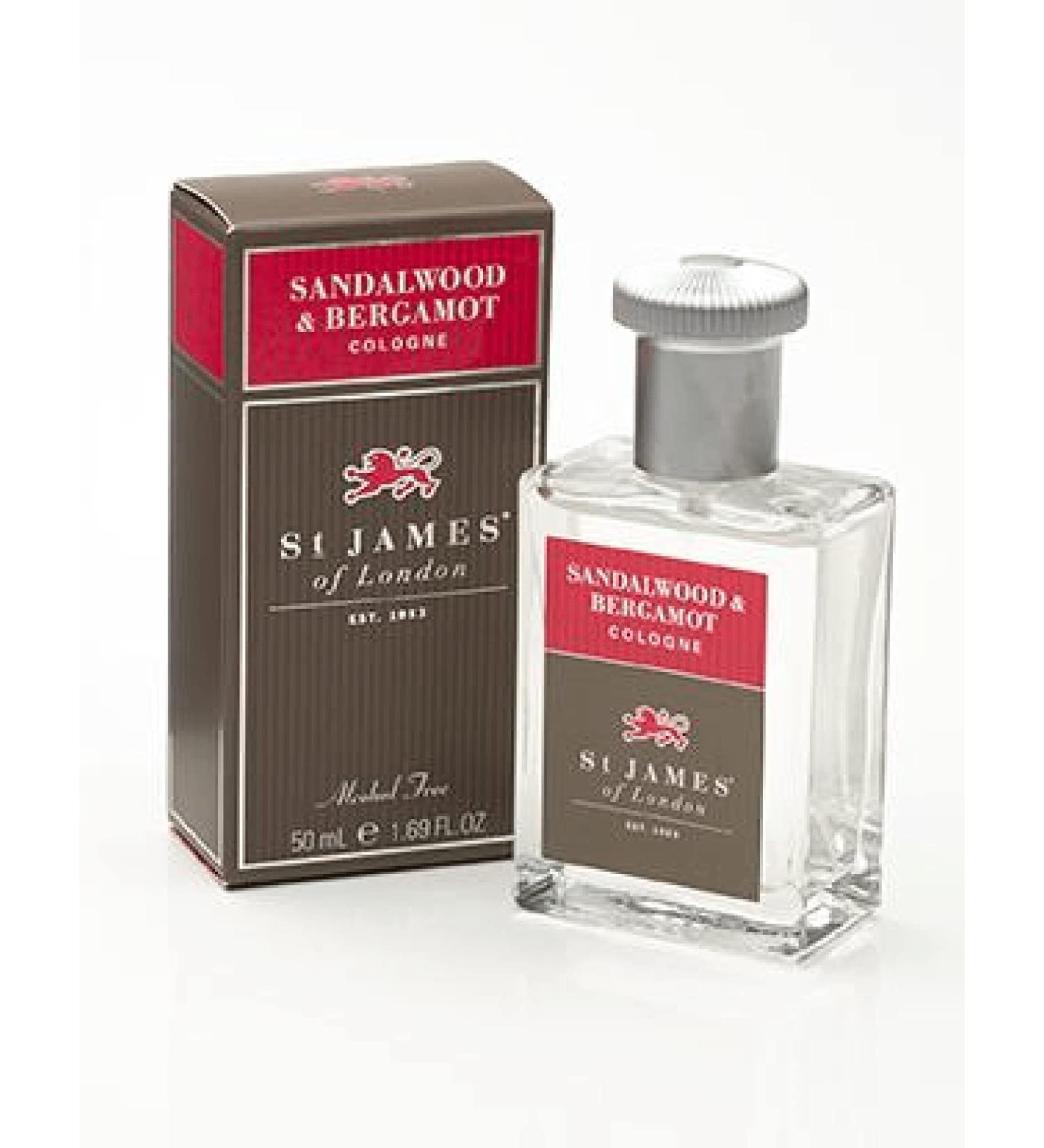 St James of London Sandalwood & Bergamot Cologne 1.69 Fl Oz - Buy Online on GoSupps.com