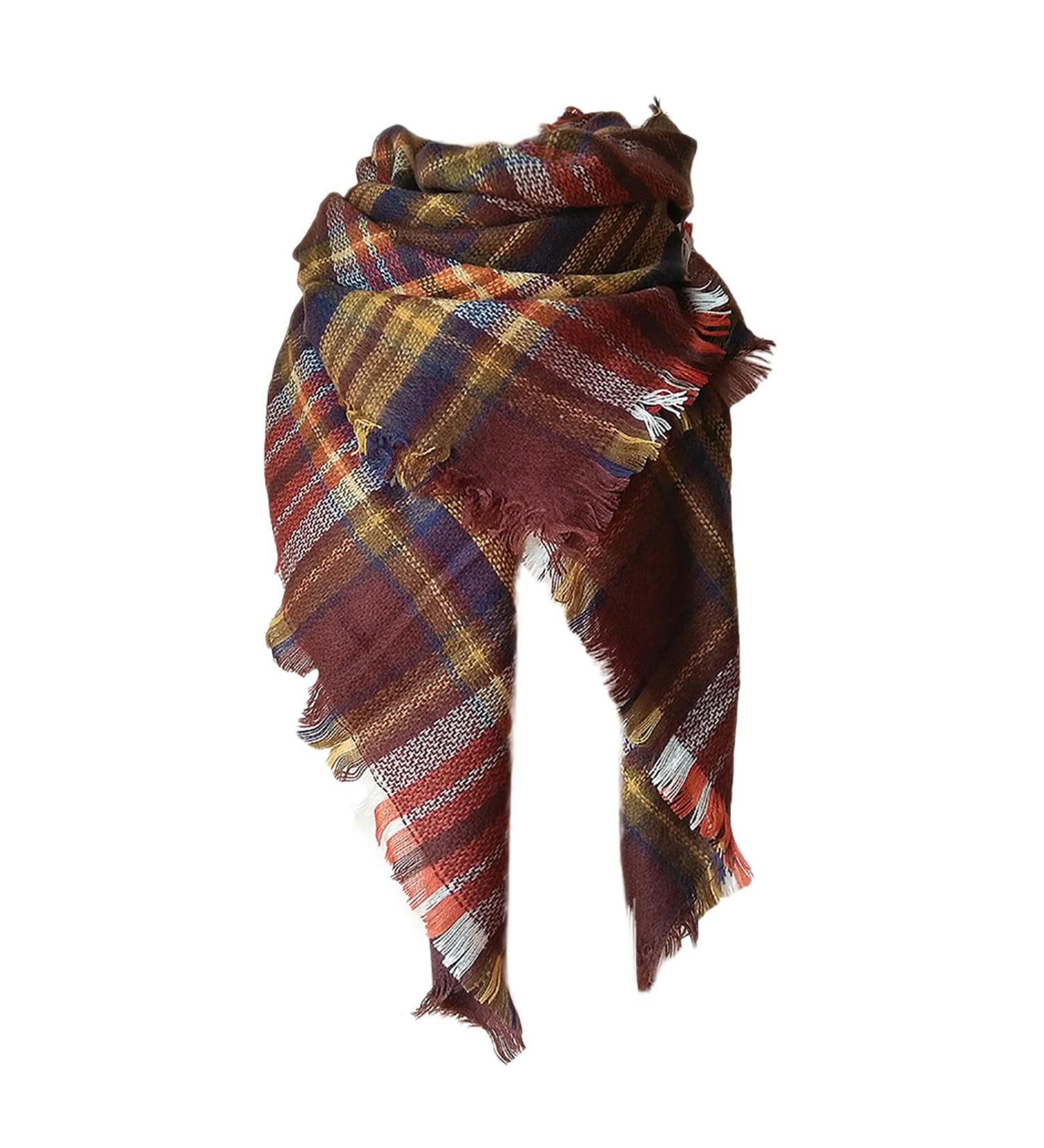 Hanxiulin Elegant Triangle Scarf for Women - Warm Soft Stylish Winter Accessory | International Shipping - Buy Online on GoSupps.com