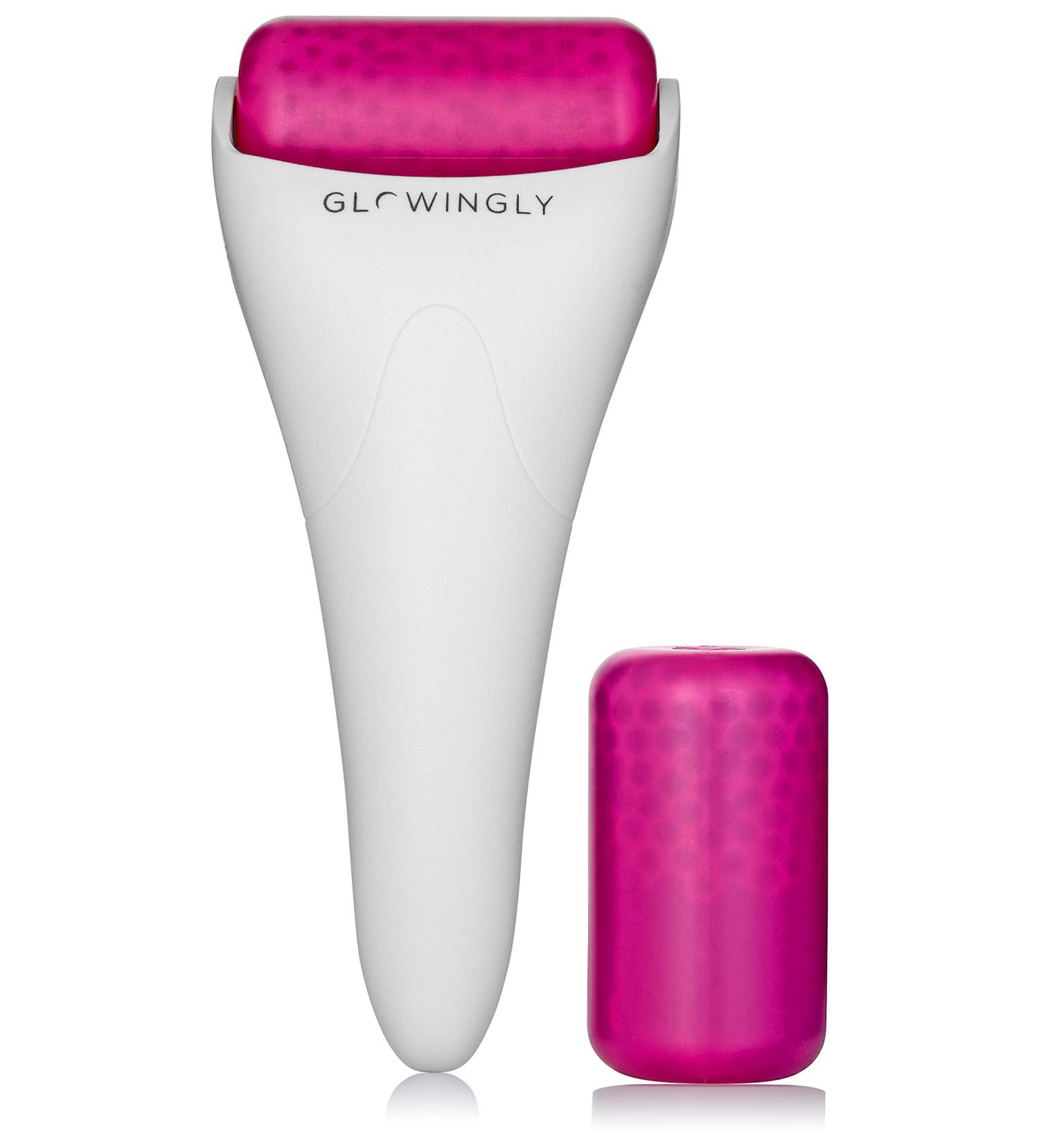 Buy Ice Roller - Instant Skin Calming Tool for Face Puffiness Anti-Aging & Migraine Relief | Handheld Massage Roller with 1 Year Warranty - Buy Online on GoSupps.com
