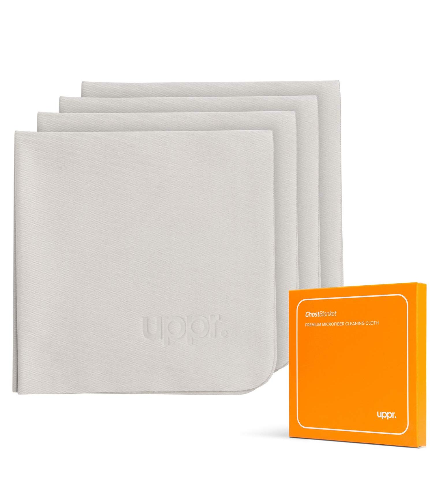 UPPERCASE Designs GhostBlanket Microfiber Cleaning Cloths - 4 Pack for Glasses Screens and Lenses - Premium International Shipping - Buy Online on GoSupps.com