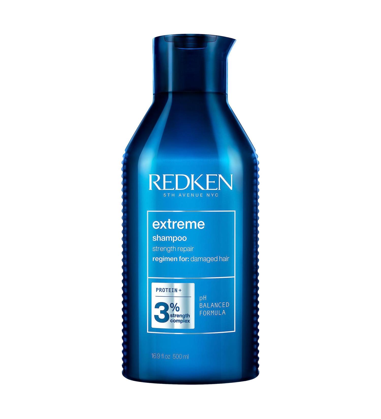 Redken Extreme Shampoo for Brittle & Damaged Hair - 500ml | Anti-Hair Fracture with Soy Proteins Ceramides & Arginine - International Shipping Available - Buy Online on GoSupps.com