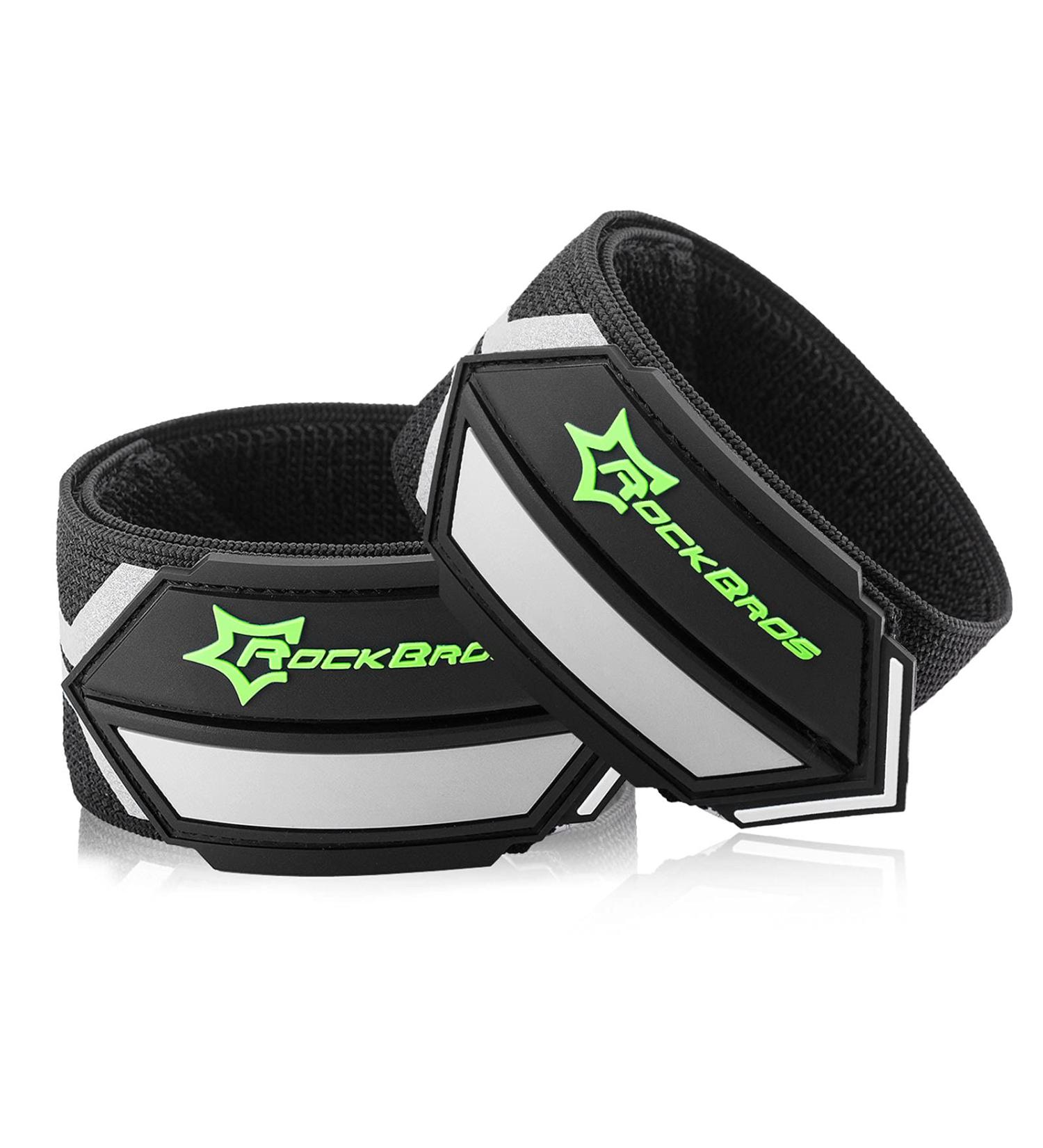 Rockbros Reflector Tapes Reflective Trousers - Velcro Fastener for Outdoor Jogging Cycling & Hiking | Black & Silver Size - Buy Online on GoSupps.com