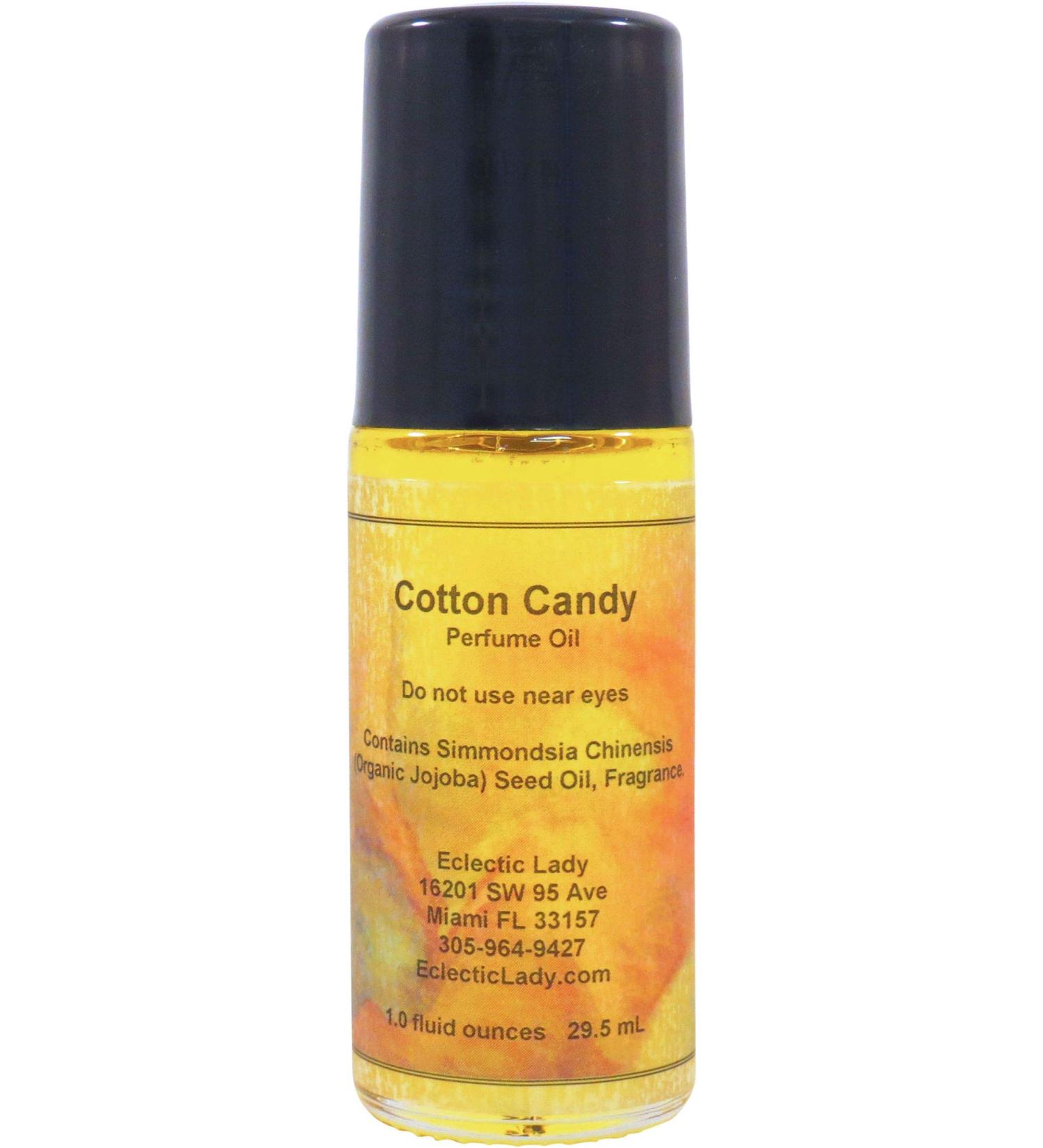 Cotton Candy Perfume Oil 1.0 Oz Portable Roll-On Fragrance with Long-Lasting Scent Delightful Essential Oils and Jojoba Oil For Daily Use 1 Fl Oz (Pack of 1) - Buy Online on GoSupps.com