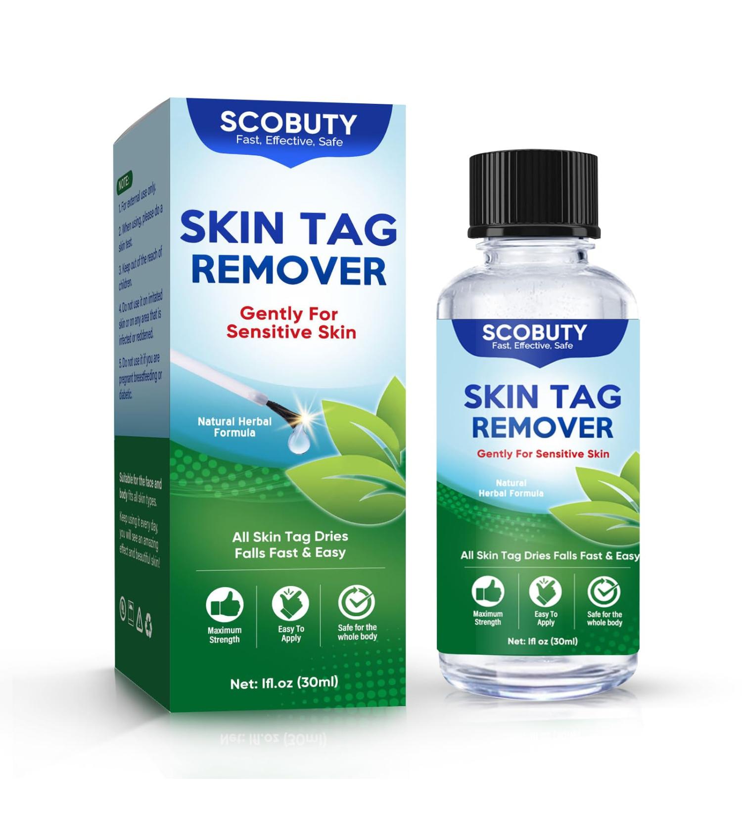 Skin Tag Removal Remover Kit Wart and Mole Remover Verruca Treatment for Hands Face Adults at Home 30ML - Buy Online on GoSupps.com