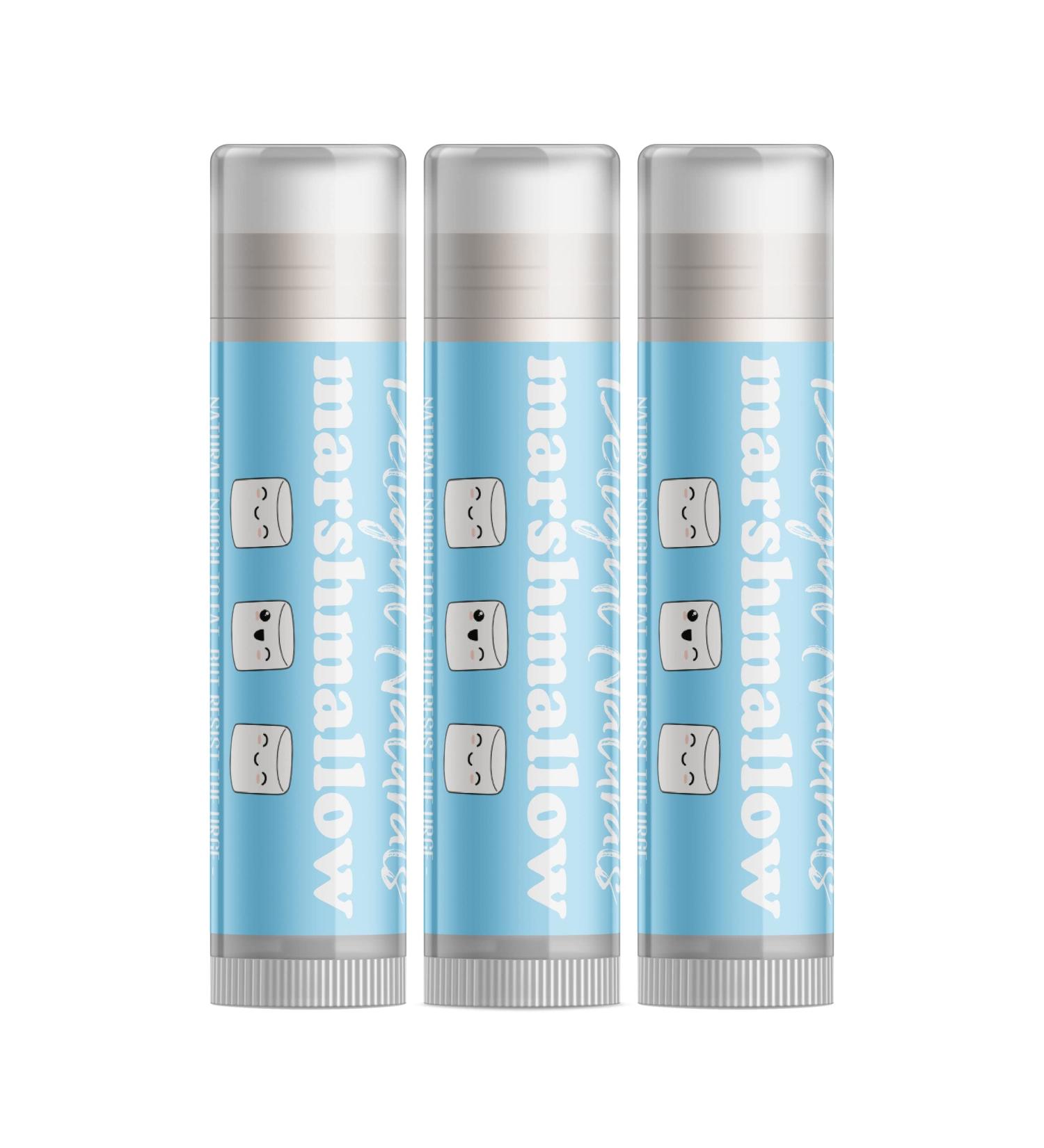 Marshmallow Lip Balm - Set of Three | Moisturizing & Nourishing | International Shipping Available - Buy Online on GoSupps.com