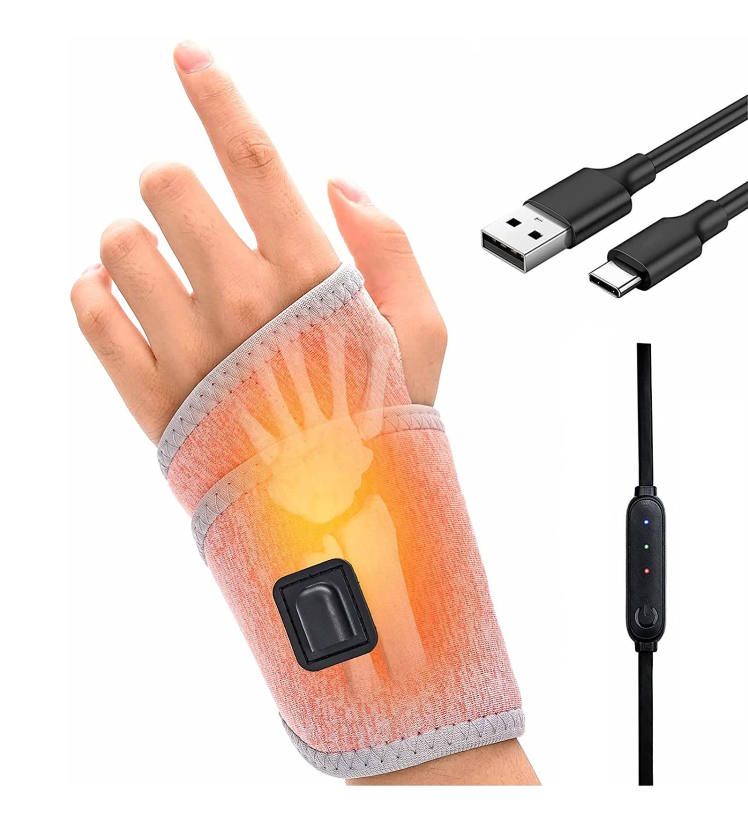 Fanwer Electric Heating Pad for Wrist & Hand - Arthritis Relief, Carpal Tunnel Pain, Fast Heat - 1 Pack - Buy Online on GoSupps.com