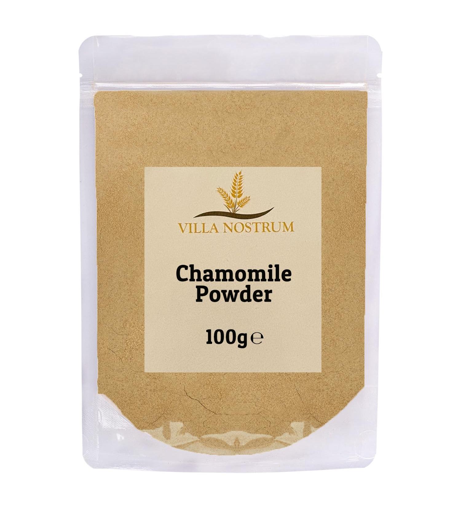 Chamomile Flower Powder 100g by Villa Nostrum