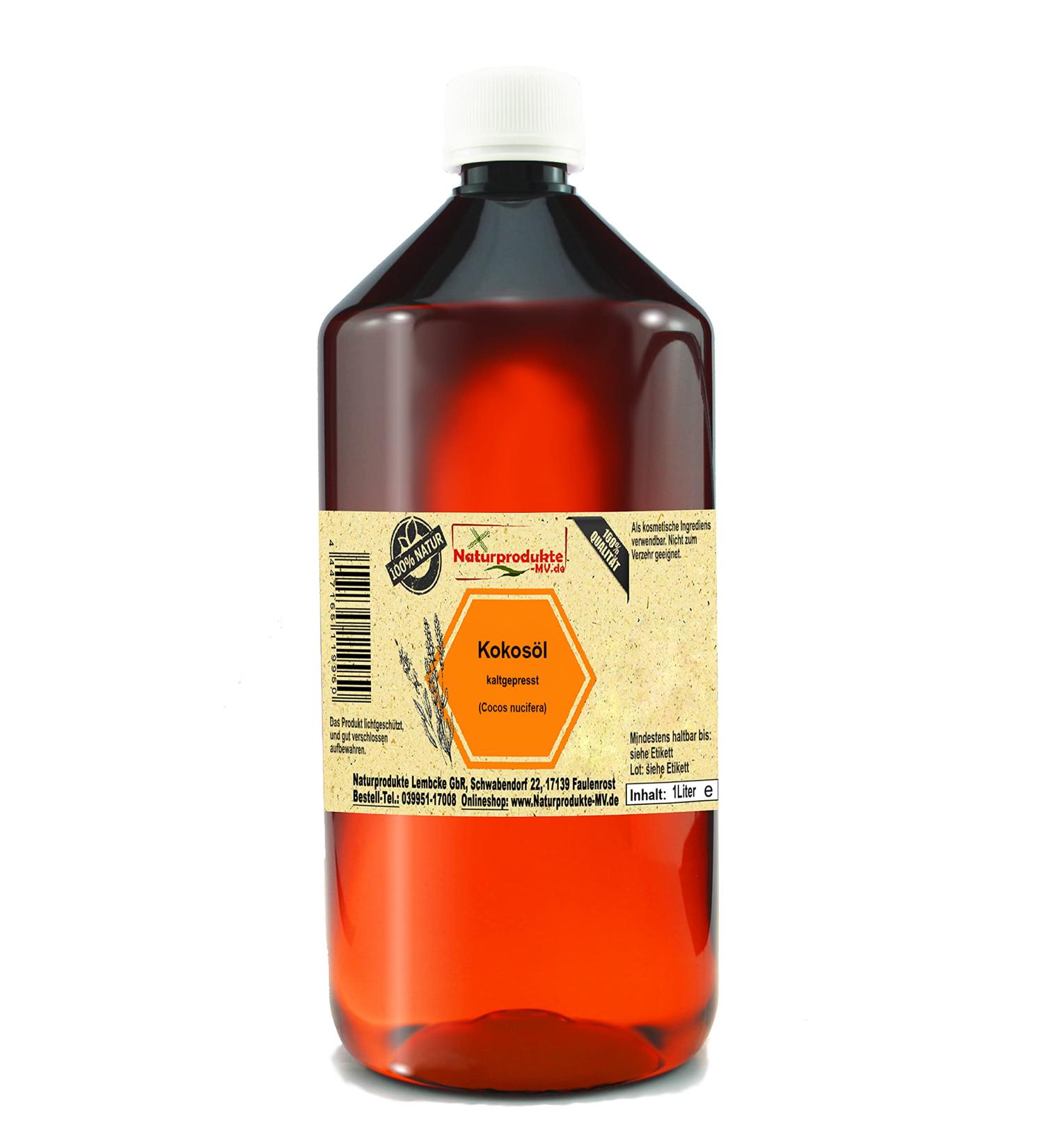 100% pure coconut oil (1000 ml) Coconut massage oil