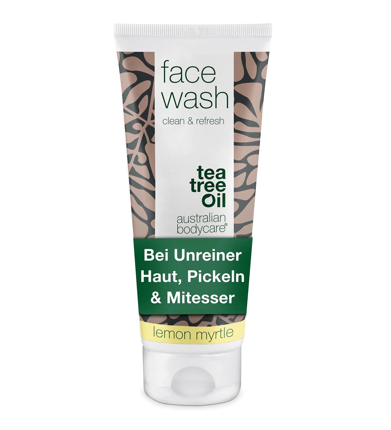 Buy Cleaning Gel Face 100ml by Australian Bodycare - Tea Tree Oil & Lemon Myrtle for Greasy Skin & Pimples - International Shipping Available - Buy Online on GoSupps.com