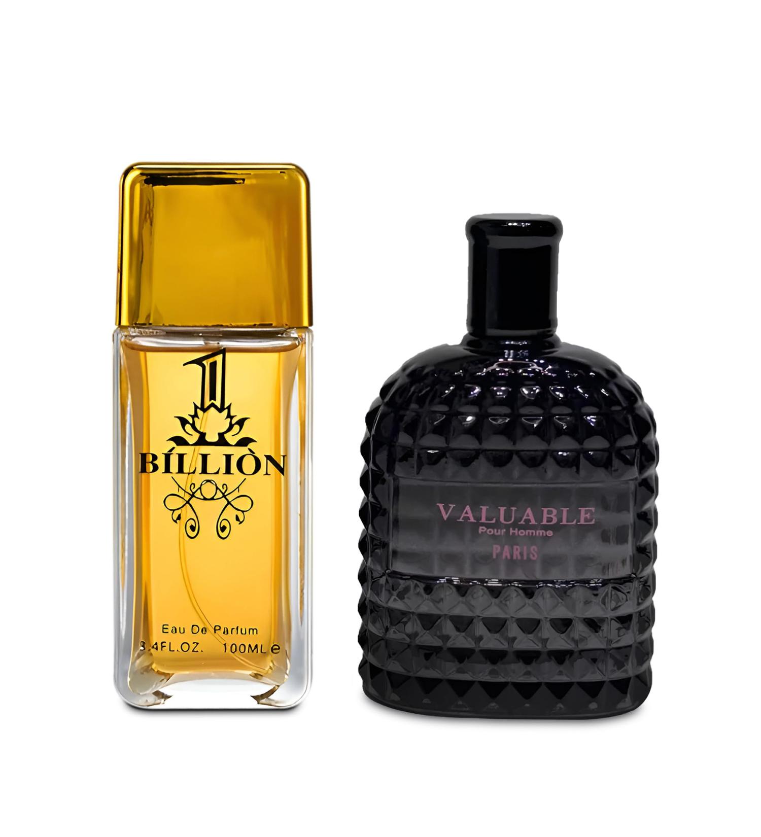 1 Billion&Valuable Black Combo Men's Cologne- Eau De Toilette Spray Perfume Fragrance For Men- Daywear Casual Daily Cologne Set 3.4 Oz Bottle- Ideal EDT Beauty Gift for Birthday Anniversary - Buy Online on GoSupps.com