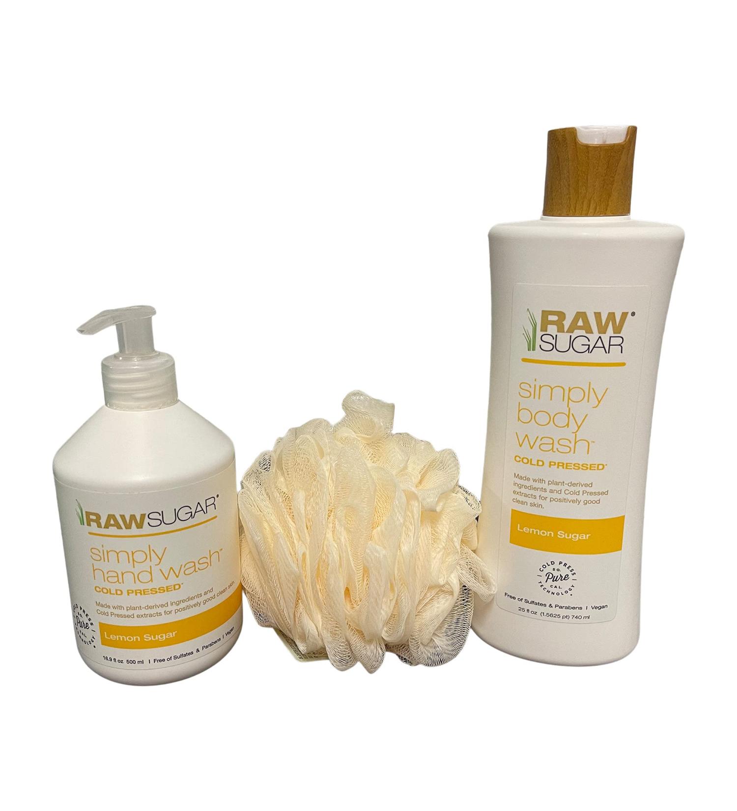 Raw Sugar Hand + Body Wash Bundle (Lemon Sugar)
