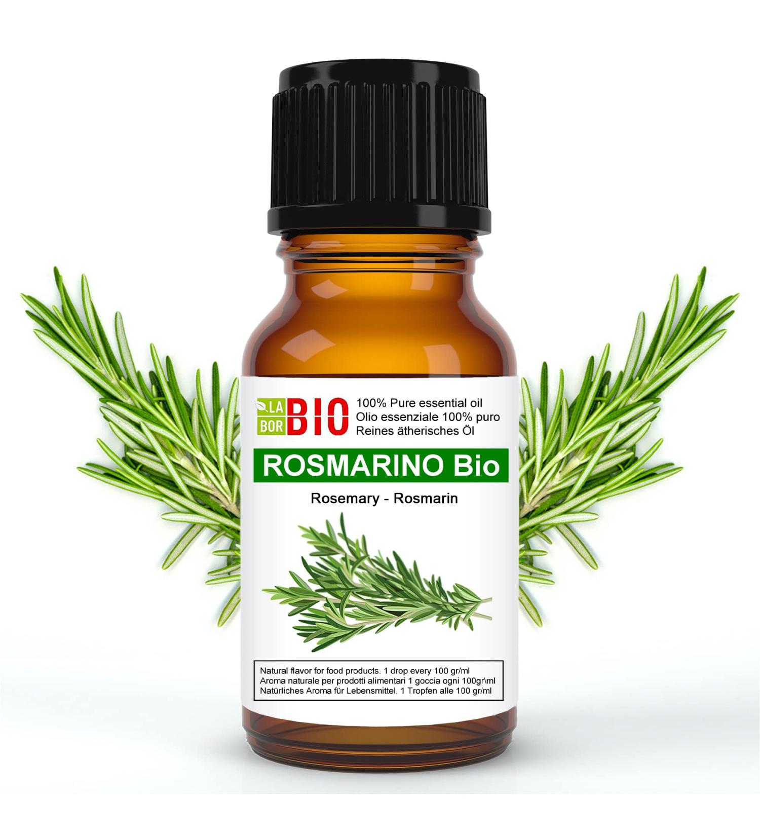 Organic Rosemary Oil 100% Pure - 30ml Essential Oil for Aromatherapy & Cosmetic Use | Laboratory Tested - Buy Online on GoSupps.com