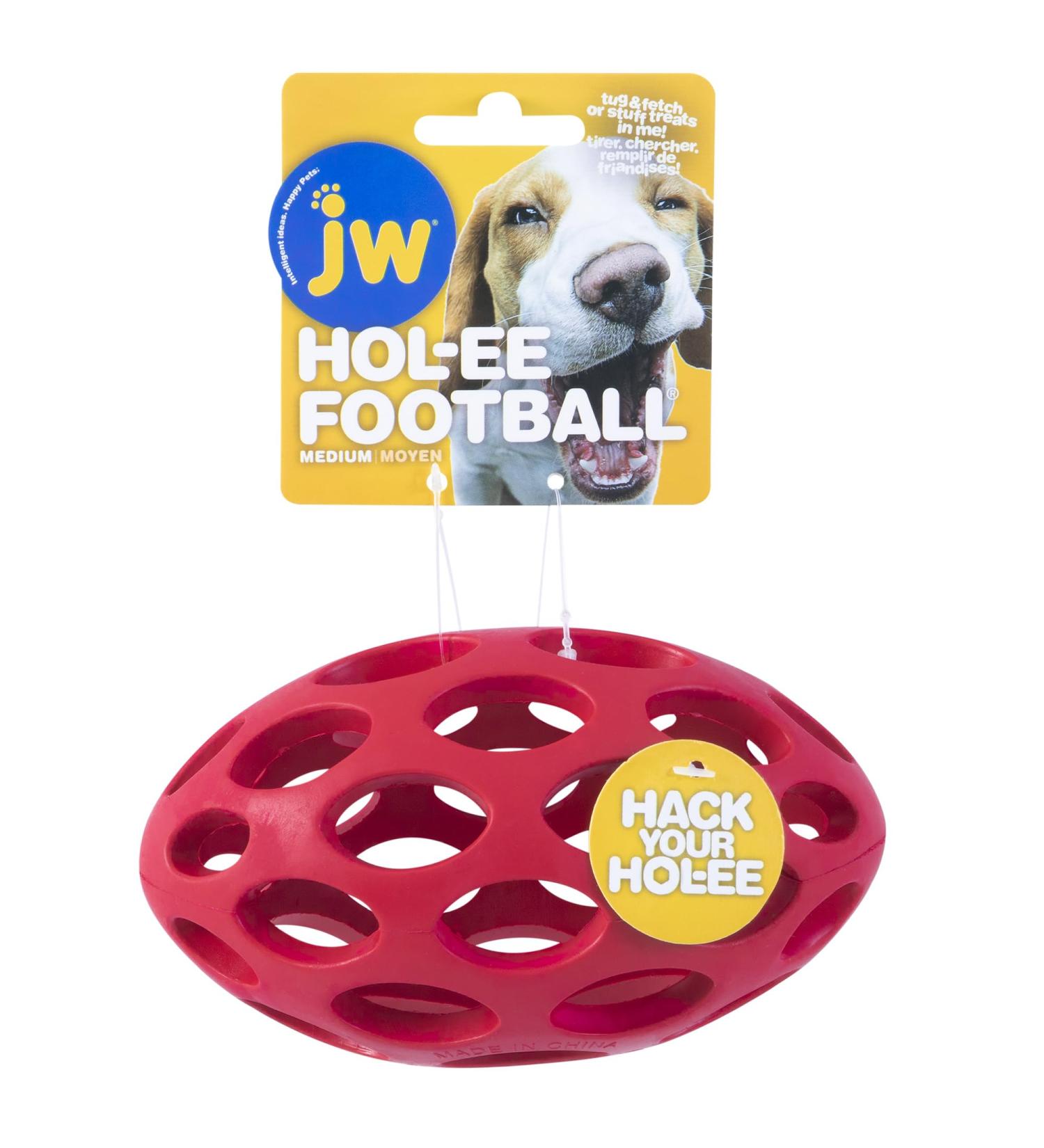Buy JW Pets Hol-ee Football Medium - Color-Sorted M Assorted for Dogs | International Shipping Available - Buy Online on GoSupps.com