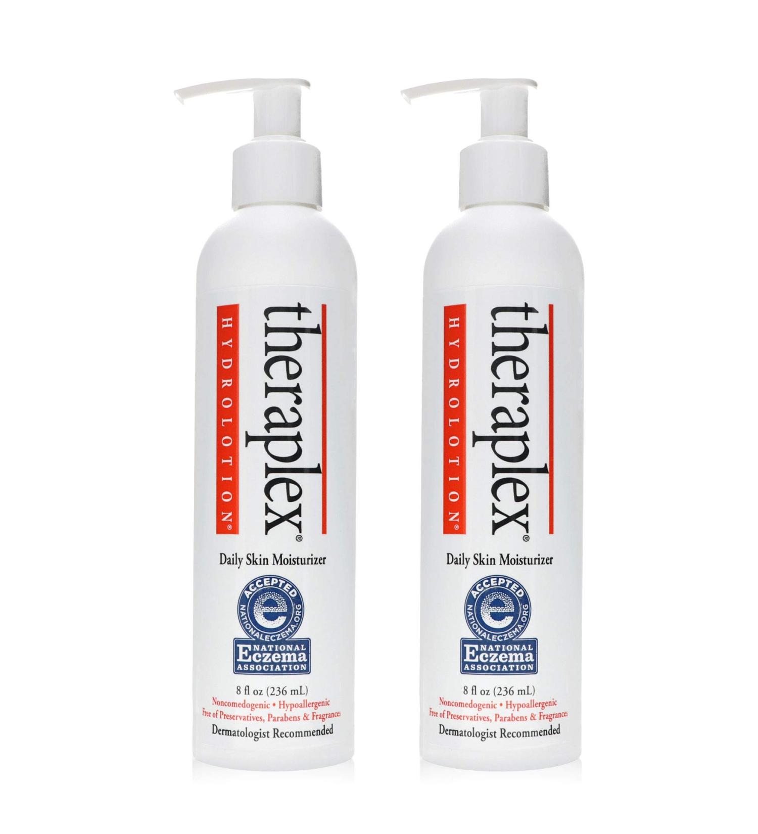 Theraplex Hydro Lotion (8 oz) - Noncomedogenic, Fragrance-Free, Dermatologist Recommended - Pack of 2 (16 Fl Oz) - Buy Online on GoSupps.com