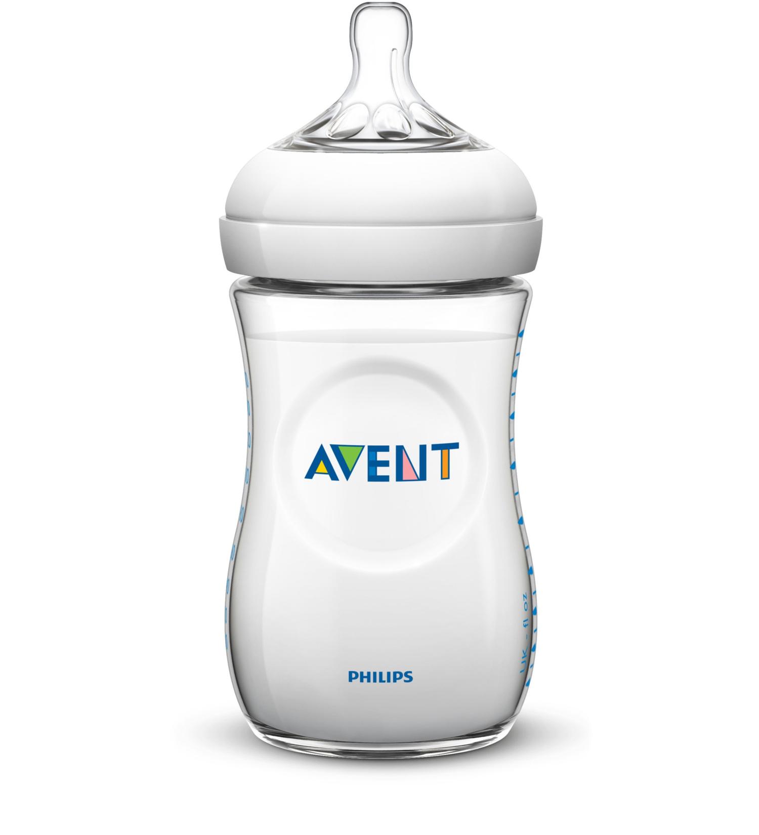 Philips Avent Natural Baby Bottles Clear 9 Ounce (4 Pack) - Buy Online on GoSupps.com