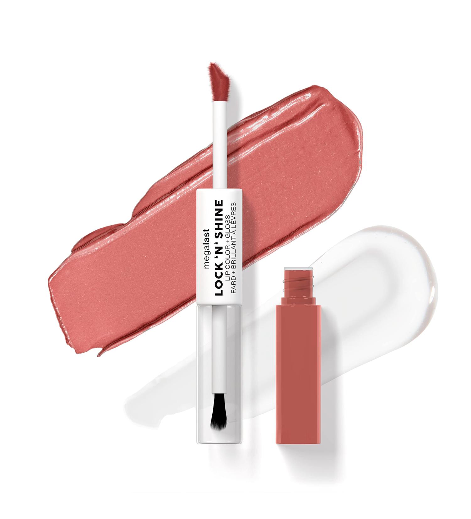 Wet n Wild Megalast Lock 'N' Shine Lip Color + Gloss - Nude Illusion - Buy Online on GoSupps.com