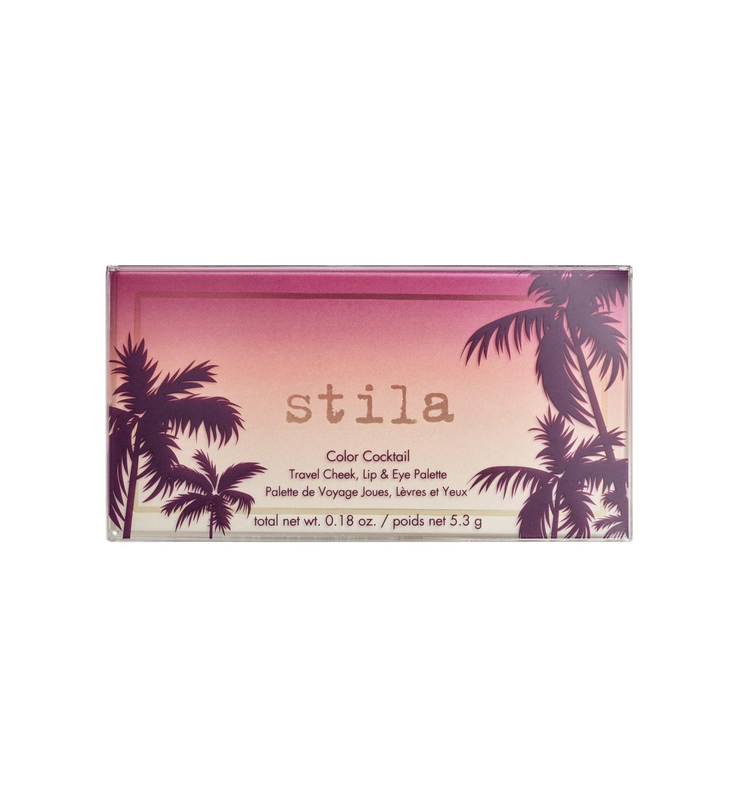 Stila Color Cocktail Travel Palette - Malibu Sunset | Cheek, Lip & Eye Palette - Buy Online on GoSupps.com