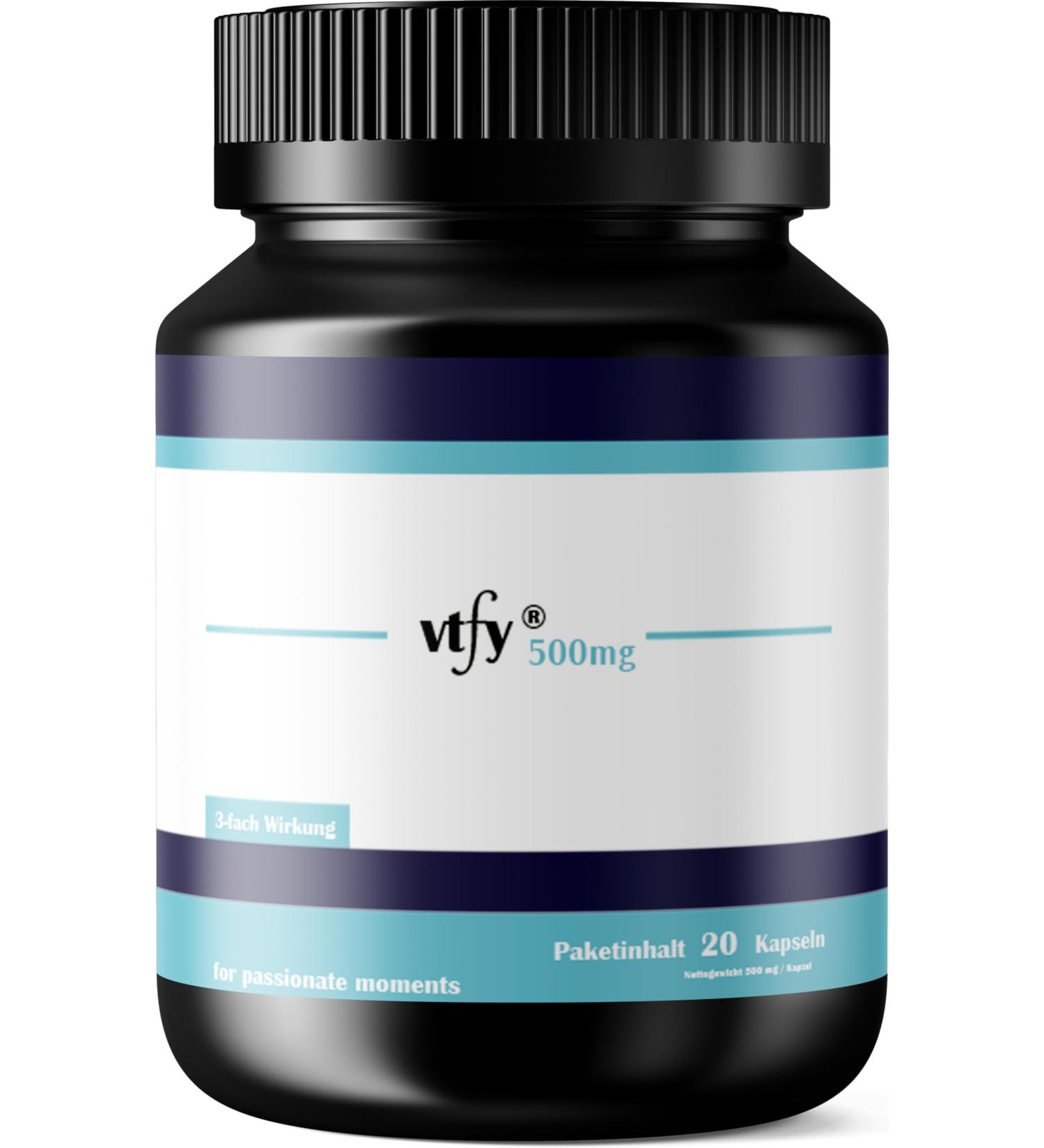 Vtfy Extra Strong for Active Men - High-Dose Maca & Ginseng - 20-Piece Savings Pack - Boost Energy & Strength - Buy Online on GoSupps.com