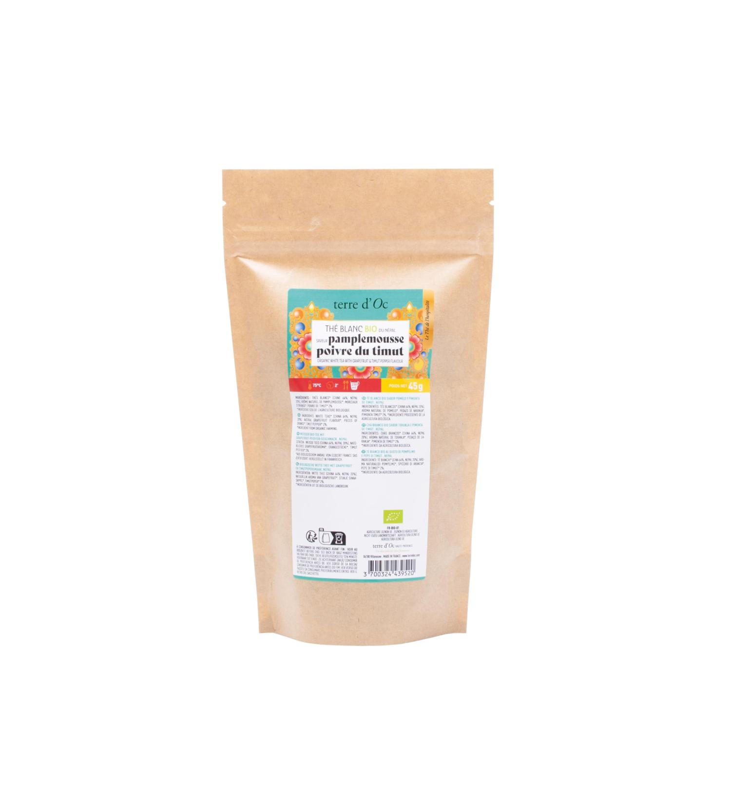 Terre d'Oc Refill White Grapefruit Pepper Timut - 45 g 1 Unit (Pack of 1) - Buy Online on GoSupps.com
