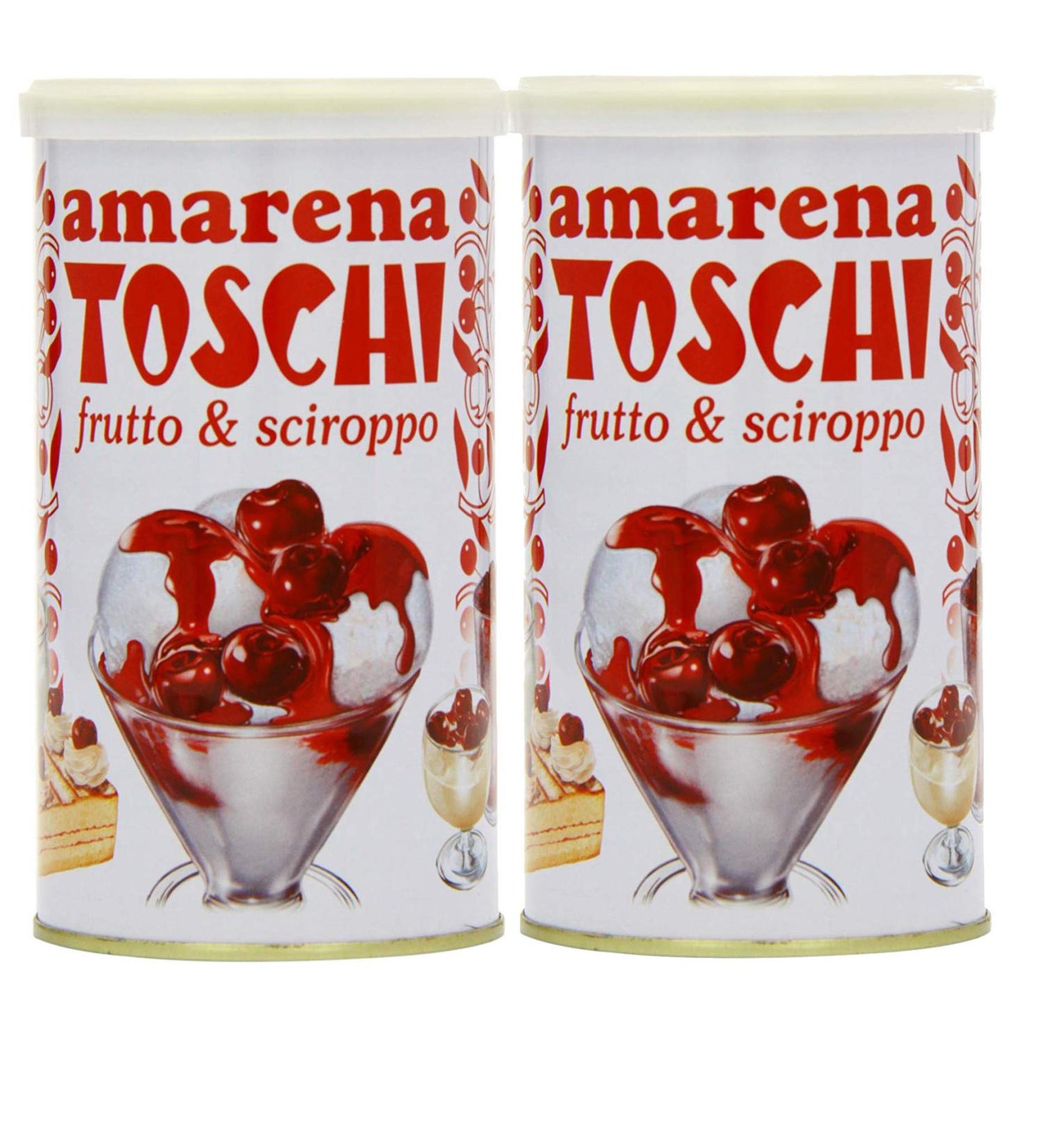 Toschi Amarena Cherries Tin 400 g (Pack of 2) - Buy Online on GoSupps.com