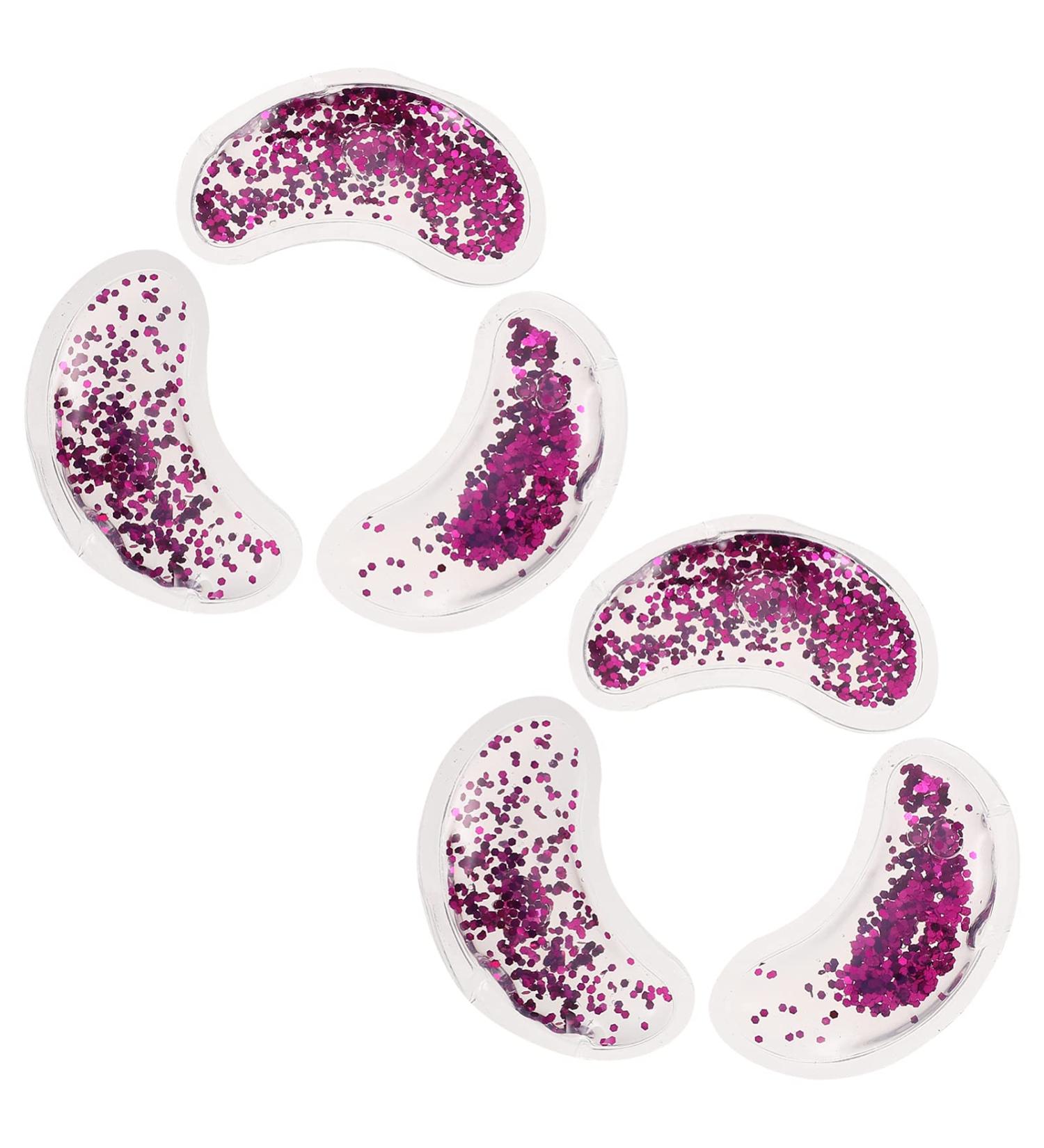 Exceart Cool Pad Set | Compress Cooling Eye Masks for Dry Eyes Swollen Eyes & Dark Circles - 6 Purple Violet Cooling Packs - Buy Online on GoSupps.com