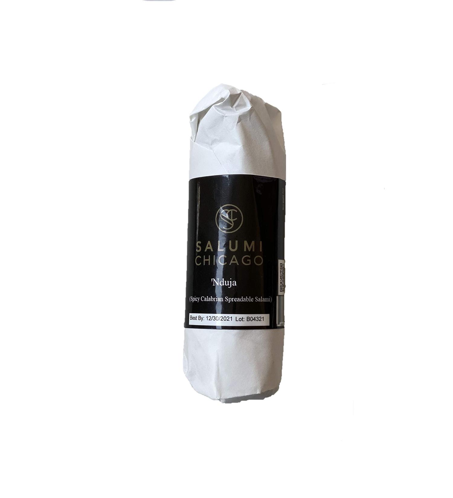Salumi Chicago Traditional Nduja - Spicy Calabrian Chili Pepper Salami (7 oz) - Buy Online on GoSupps.com