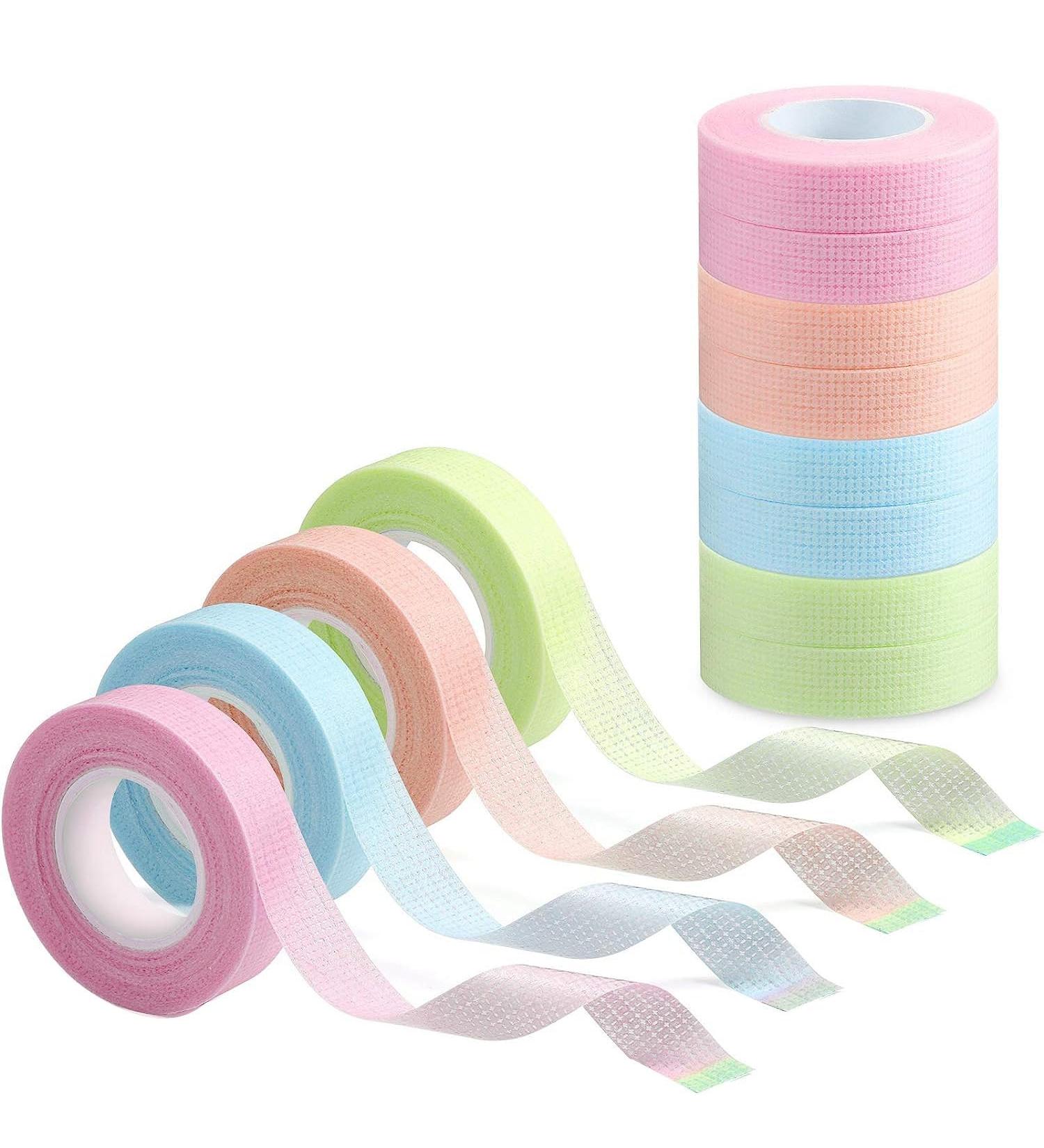 Knadgbft 24 Piece Rolls Eyelash Tape Eyelash Grafting Tape Makeup Lash Tape For Eyelash Extension - Buy Online on GoSupps.com