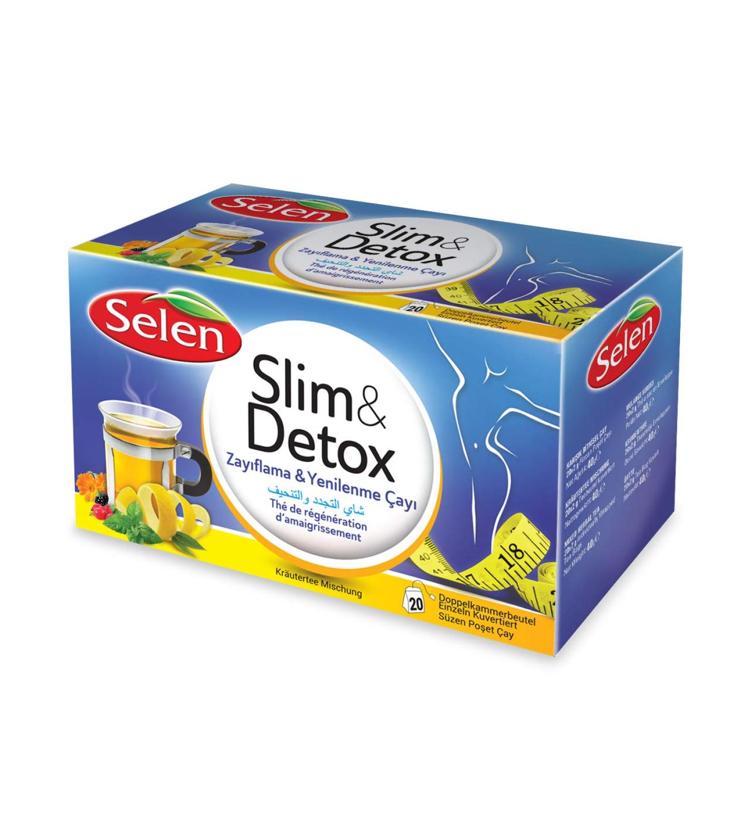 Selenium Slim&Detox herbal tea 20 tea bags 20 pieces (1 pack)