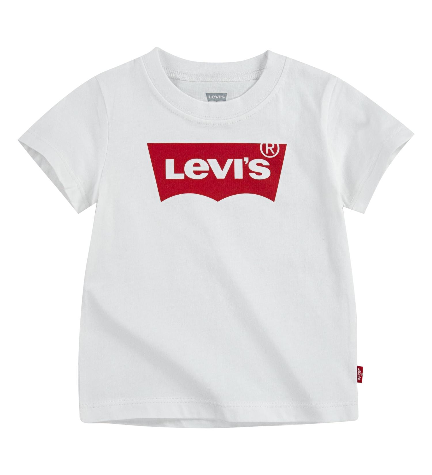 Levi's Kids LVB S/S Batwing Tee - Baby Boys 18M White | Shop Now - Buy Online on GoSupps.com