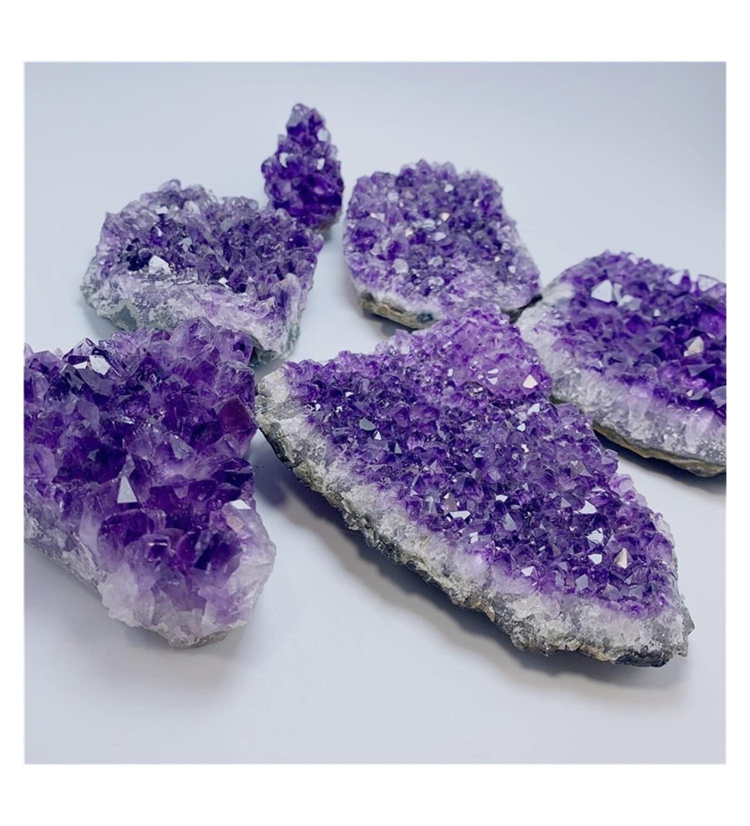 Natural Crystal Rough 150g Wholesale Natural Amethyst Quartz Cluster Reiki Crystals Art Home Decor Stone Mineral Specimen - Buy Online on GoSupps.com