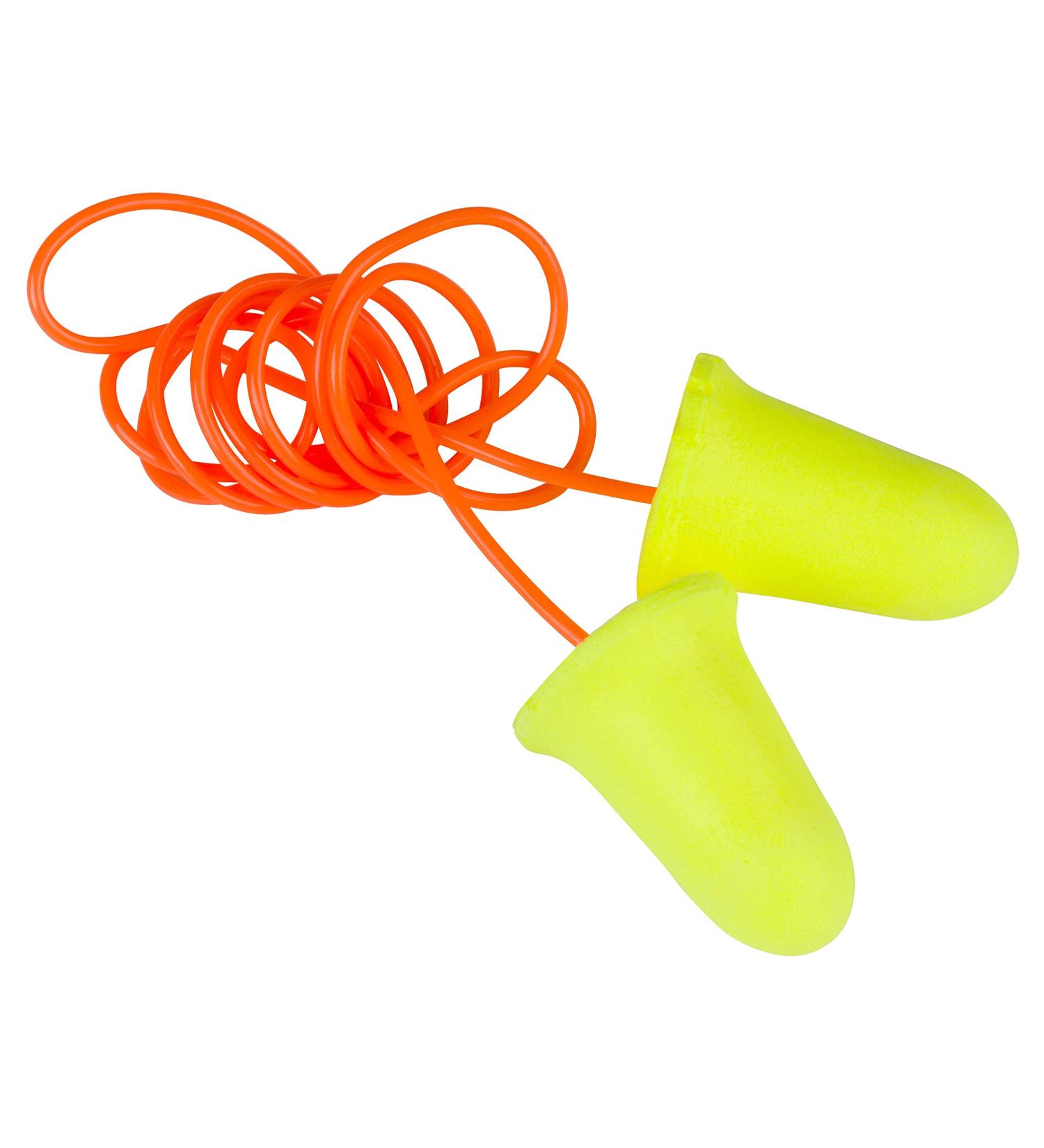 Buy 3M Ear Plugs 100/Box E-A-Rsoft FX 312-1274 Corded Disposable Foam with NRR 33 for Drilling Grinding Machining & Welding - International Shipping - Buy Online on GoSupps.com