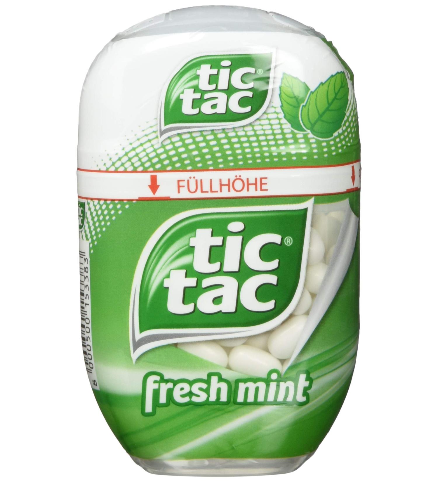 Buy Ferrero Tic Tac Fresh Mint Dragees - 8 x 98g Packs - Mint Flavour - International Shipping Available - Buy Online on GoSupps.com