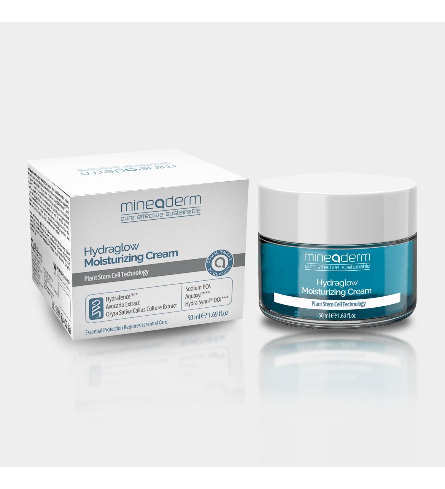 Mineaderm Hydraglow Moisturising Face Cream - With HYDRAFENCE AQUAXYL & Vitamin E - Supports Skin Elasticity and Skin Barrier - For Radiantly Fresh Complexion - 1 69 fl oz - Buy Online on GoSupps.com