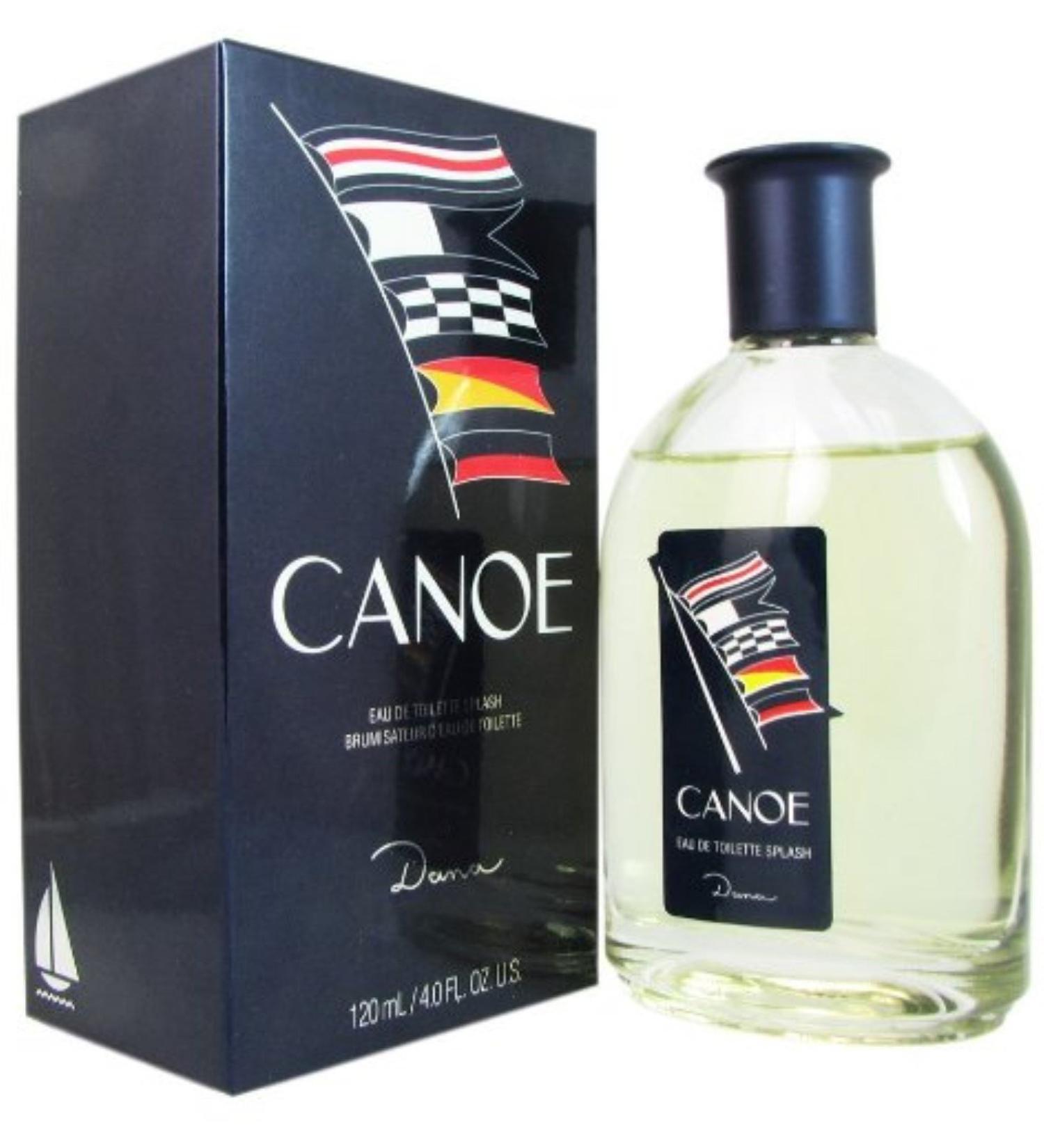 Canoe Eau De Toilette for Men by Dana 4 oz (Pack of 3)
