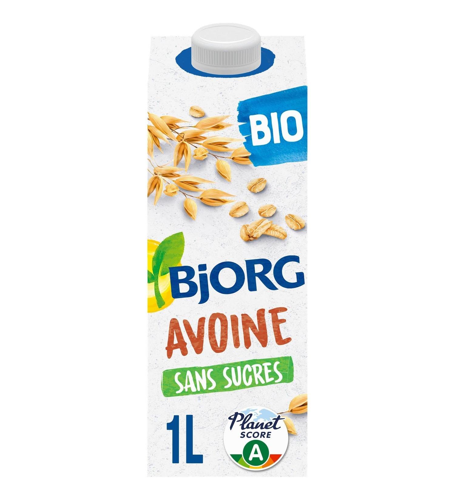 BJJORG Boisson V g tale Bio Sans Sucres Lait d Avoine Onctueux et Naturel (1L) - Lot de 4 - vendu par Lot
