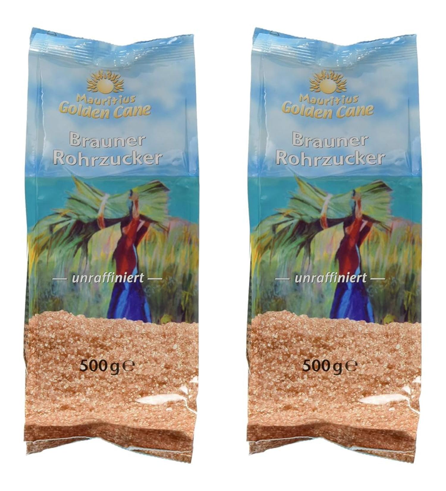 Golden Cane Brown Sugar - 500g Pack (Set of 2) | Premium International Shipping - Buy Online on GoSupps.com