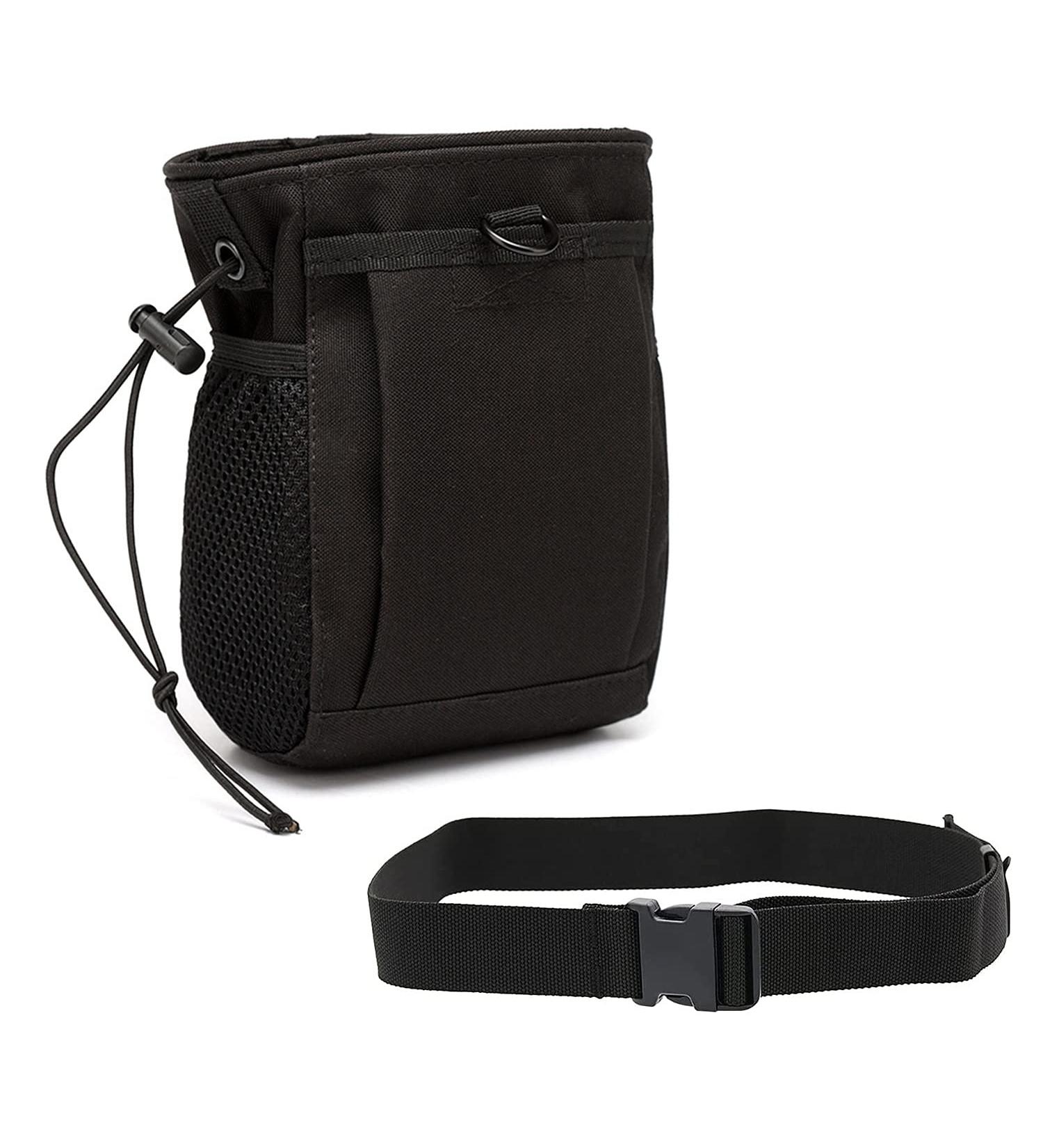Climbing Chalk Bag with Quick-Clip Belt and 3 Pockets | Rock Climbing & Gymnastics Equipment - Buy Online on GoSupps.com